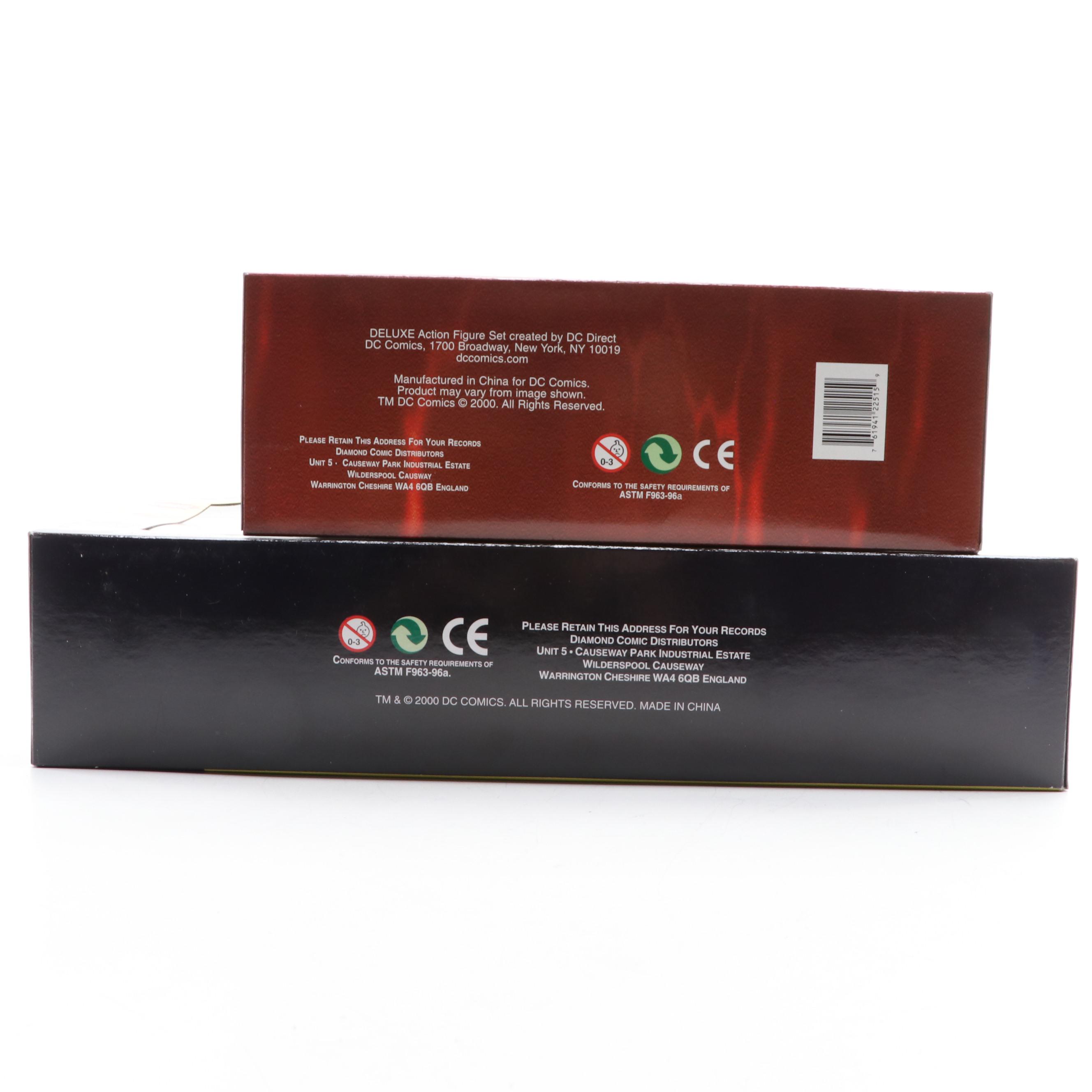 DC Direct Hawkman, Hawkgirl and Shazam! Action Figure Sets, 2000s