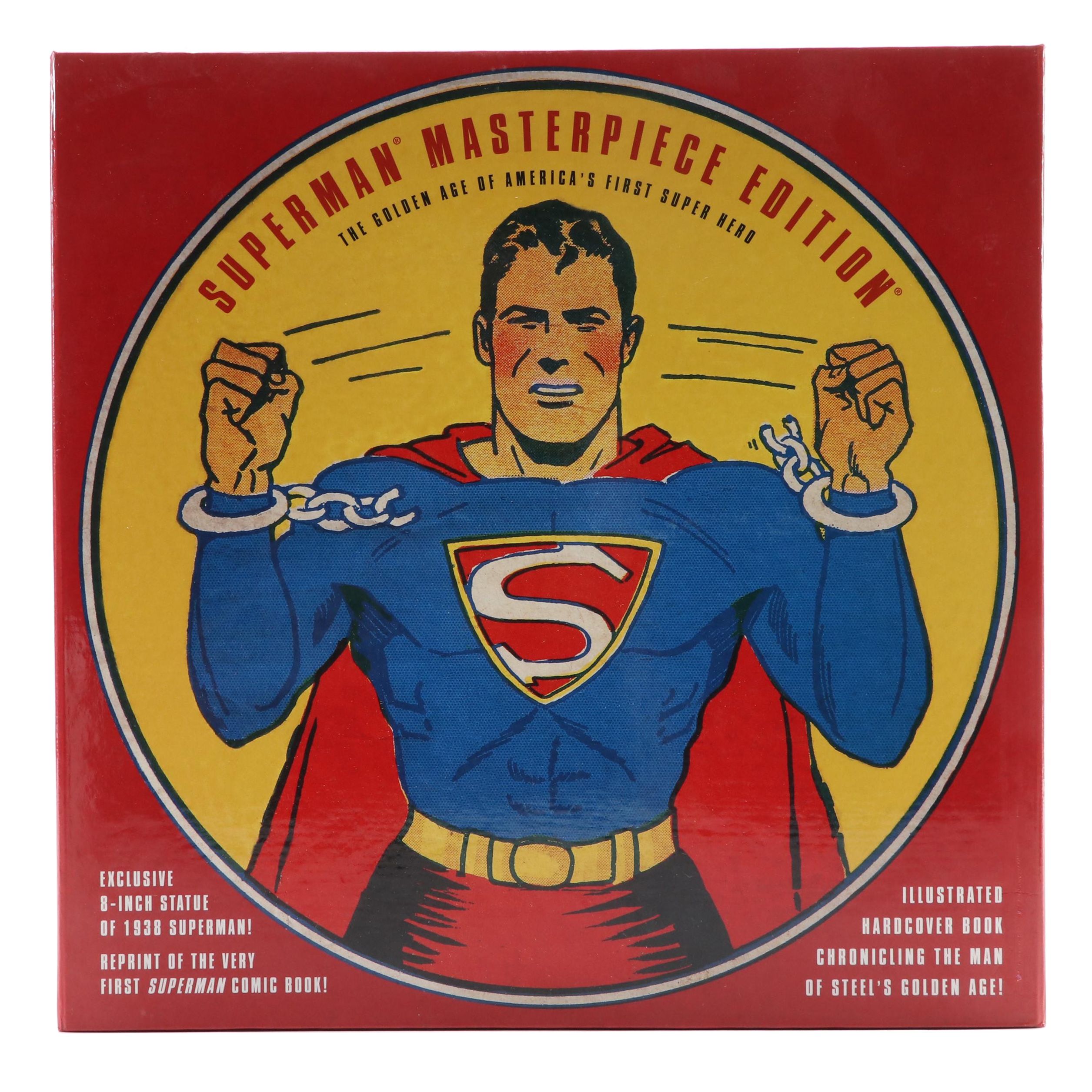 Superman Masterpiece Edition Hardcover Comic, Action Figure and More Box Set