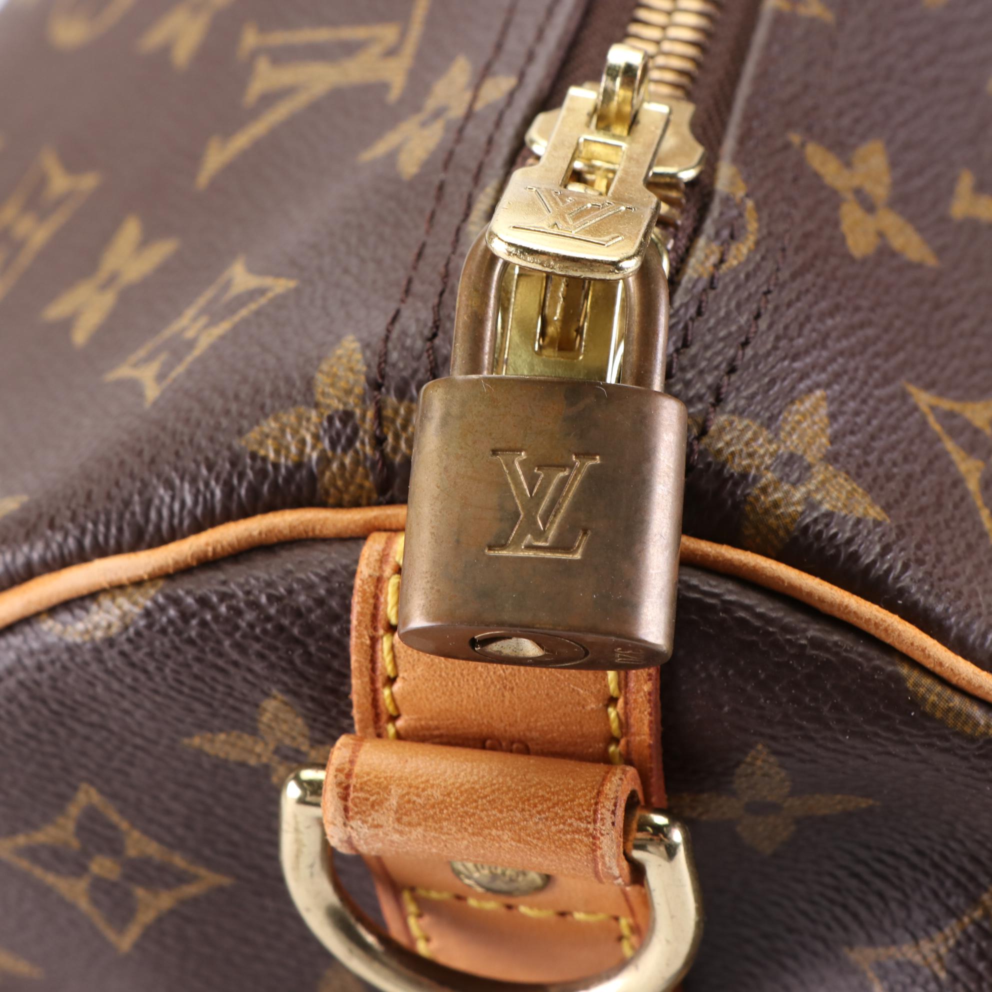 Louis Vuitton Keepall 60 Bandoulière in Monogram Canvas and Vachetta Leather