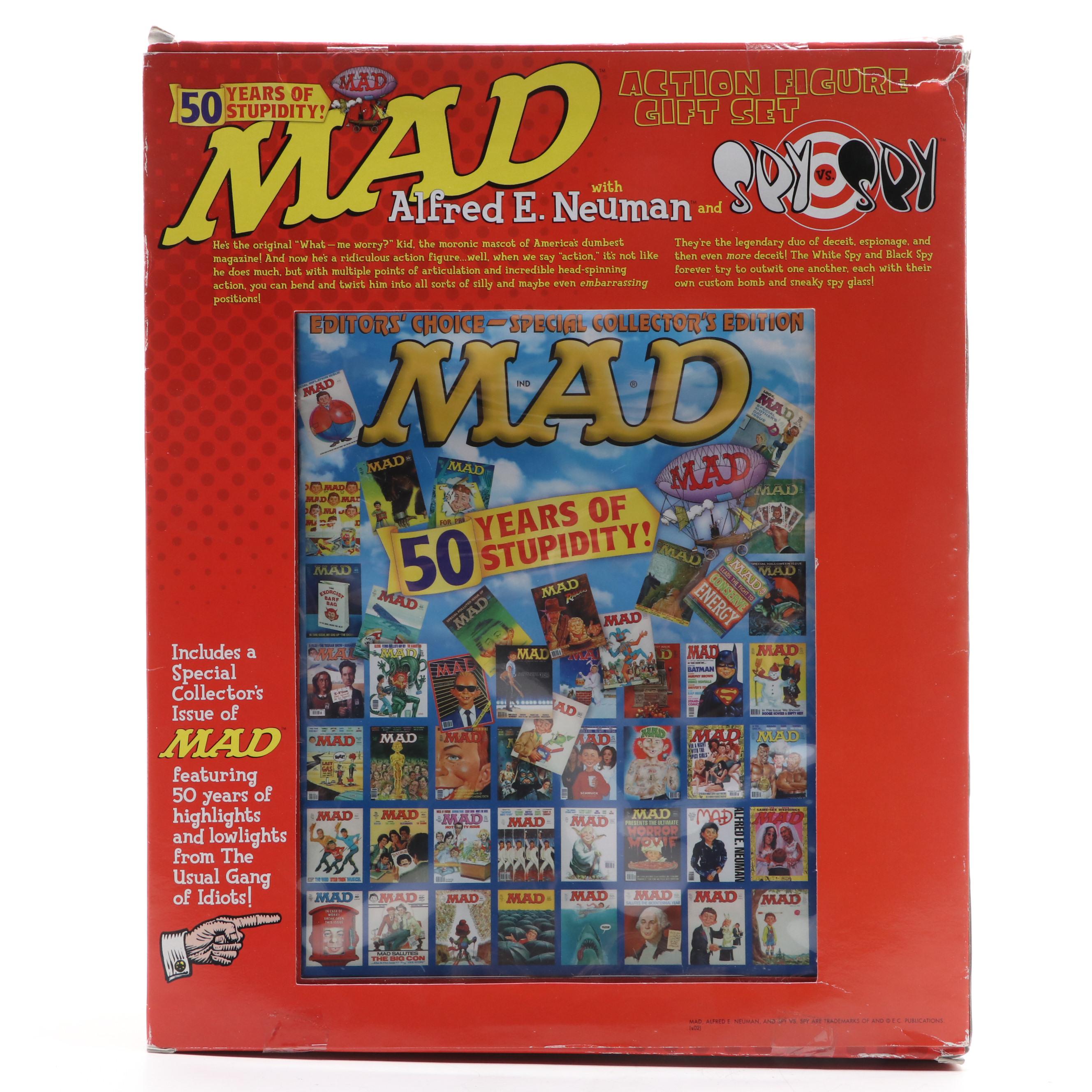DC Direct MAD TV and Spy vs. Spy Action Figure Gift Set with Additional Figures