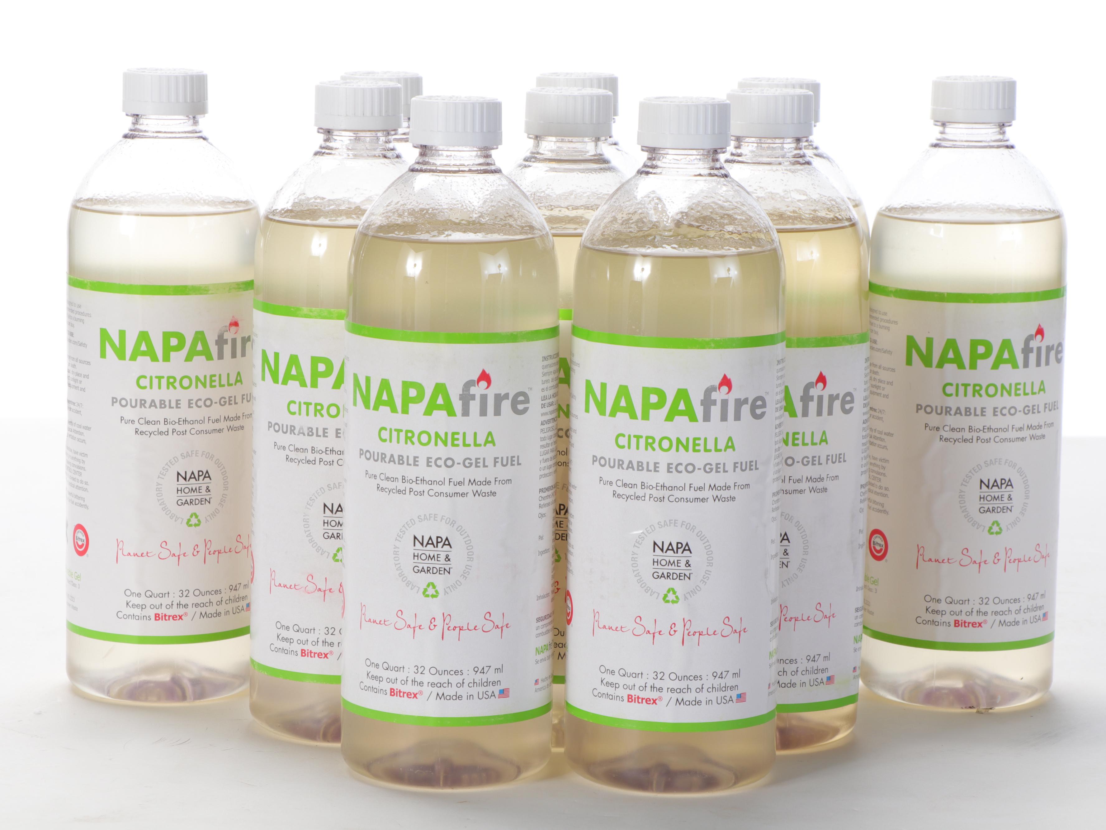 Napa Home & Garden Glazed Terracotta Fire Pots with Citronella Oil