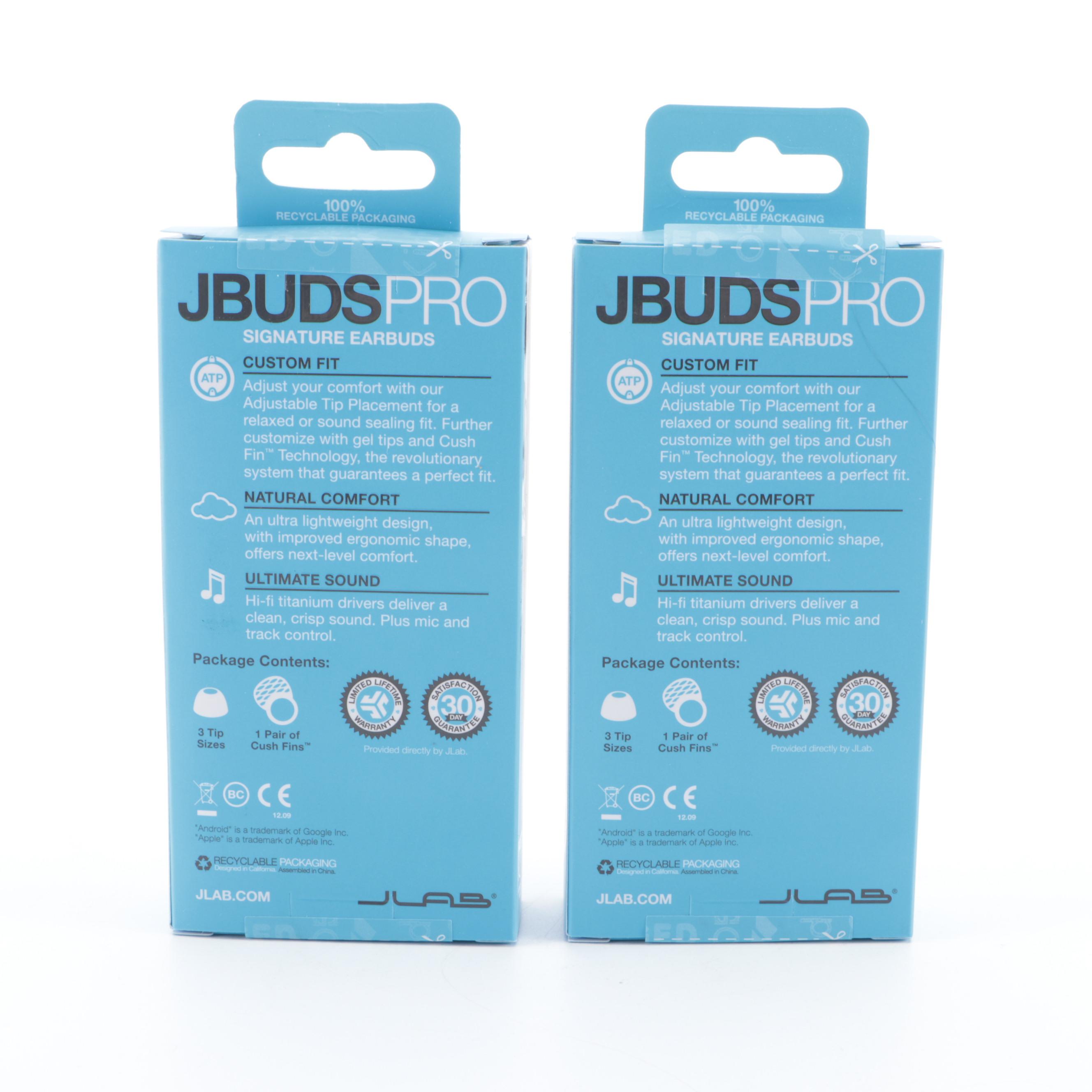 JLab Wired JBuds Pro Earbuds with Universal Mic