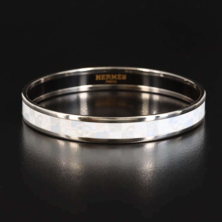 Hermès Narrow Horsebit Bangle