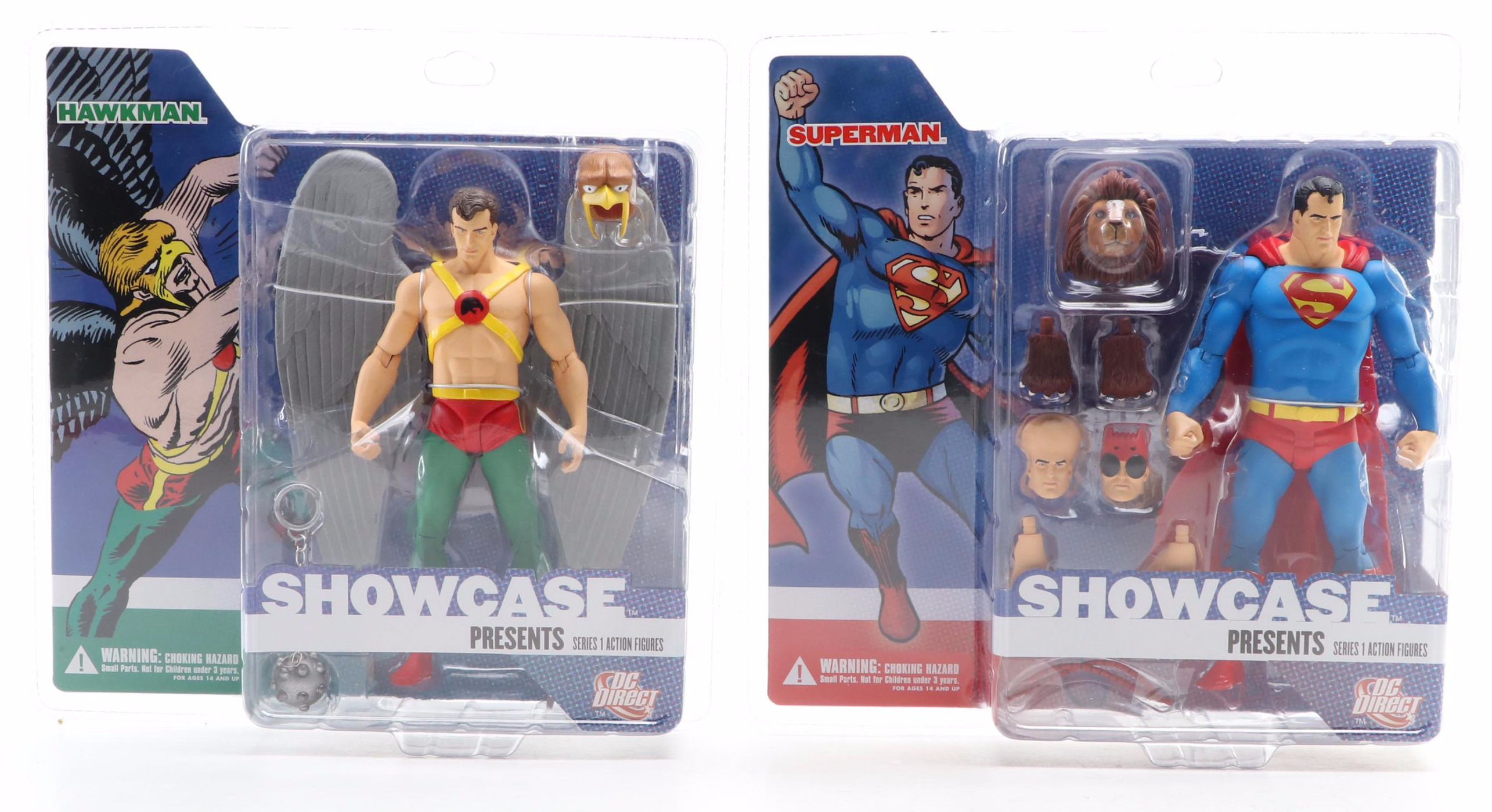 DC Direct Showcase Presents Series 1 Superman, Hawkman and More Action Figures