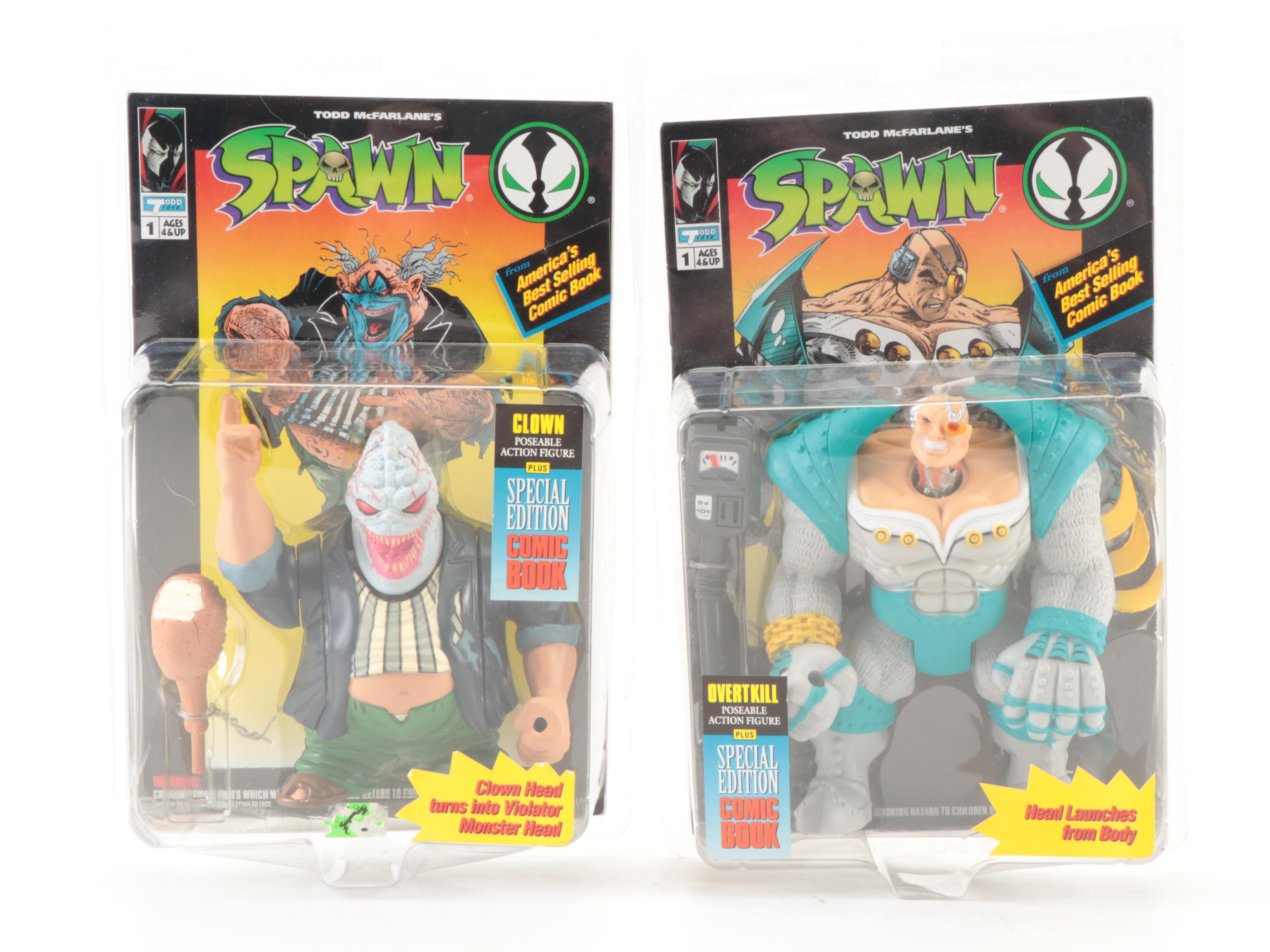 McFarlane Toys Spawn Series 1 Action Figures with Spawn, Overtkill and More