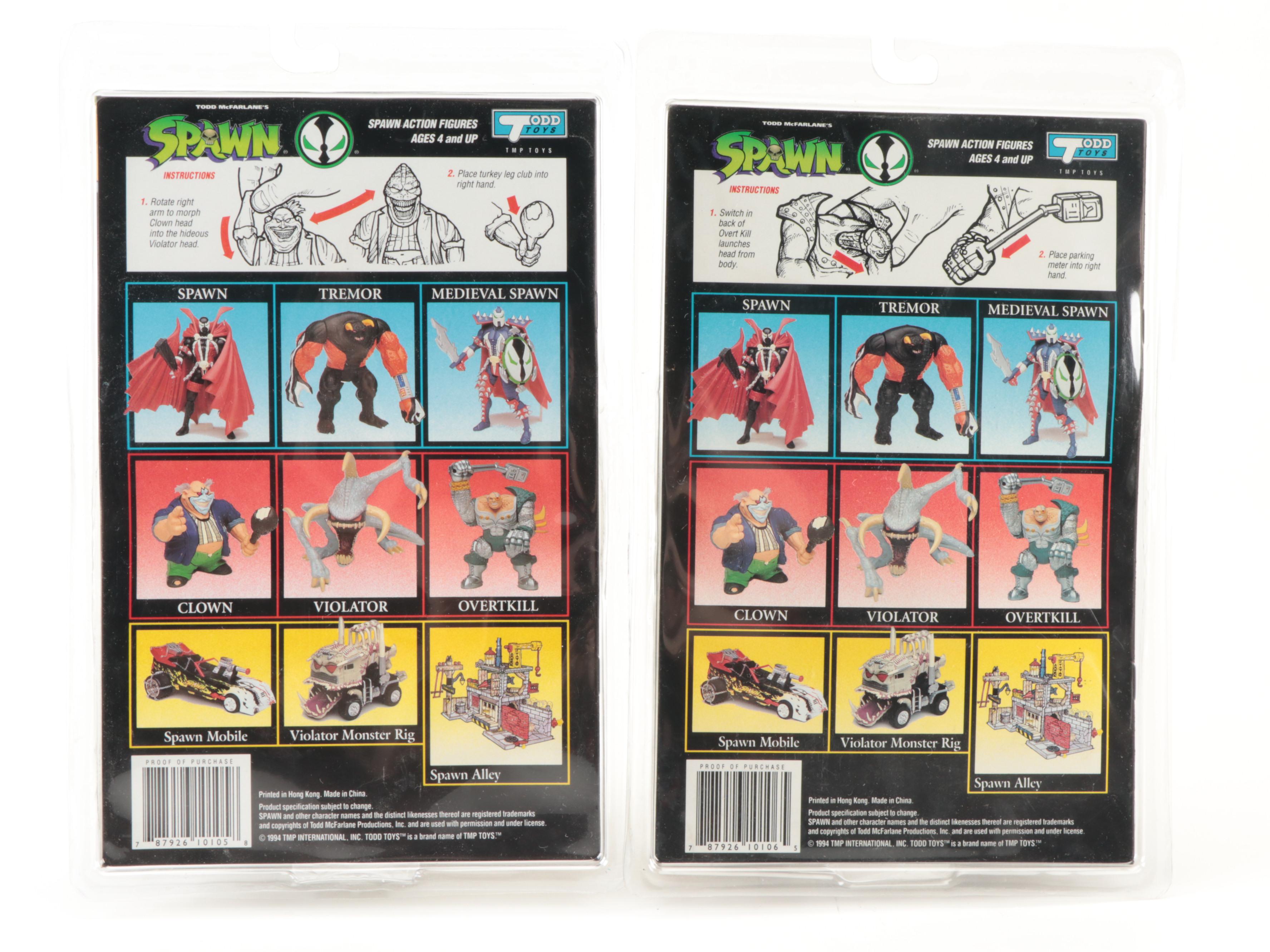 McFarlane Toys Spawn Series 1 Action Figures with Spawn, Overtkill and More