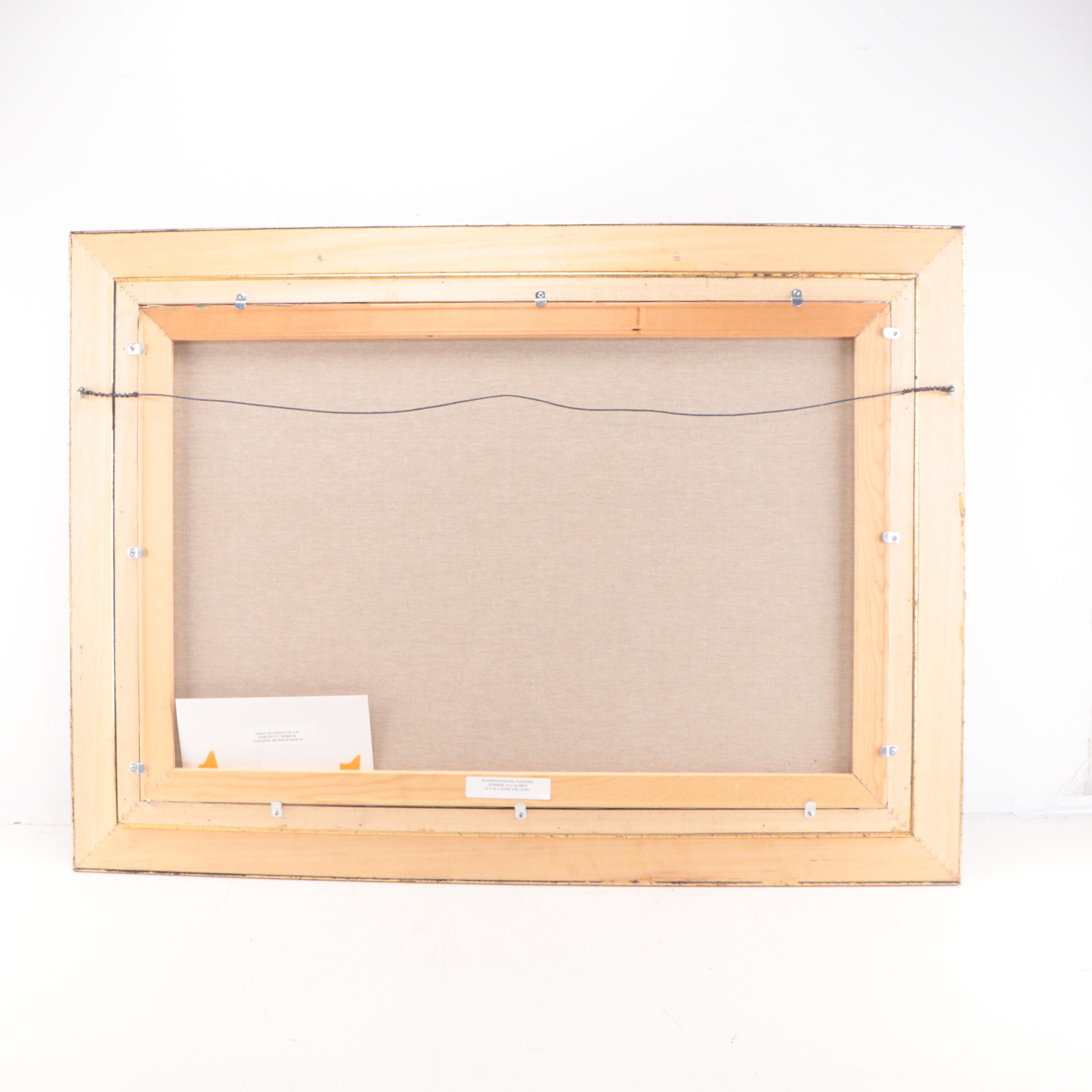 Don Wilson Oil Painting of Pastoral Landscape