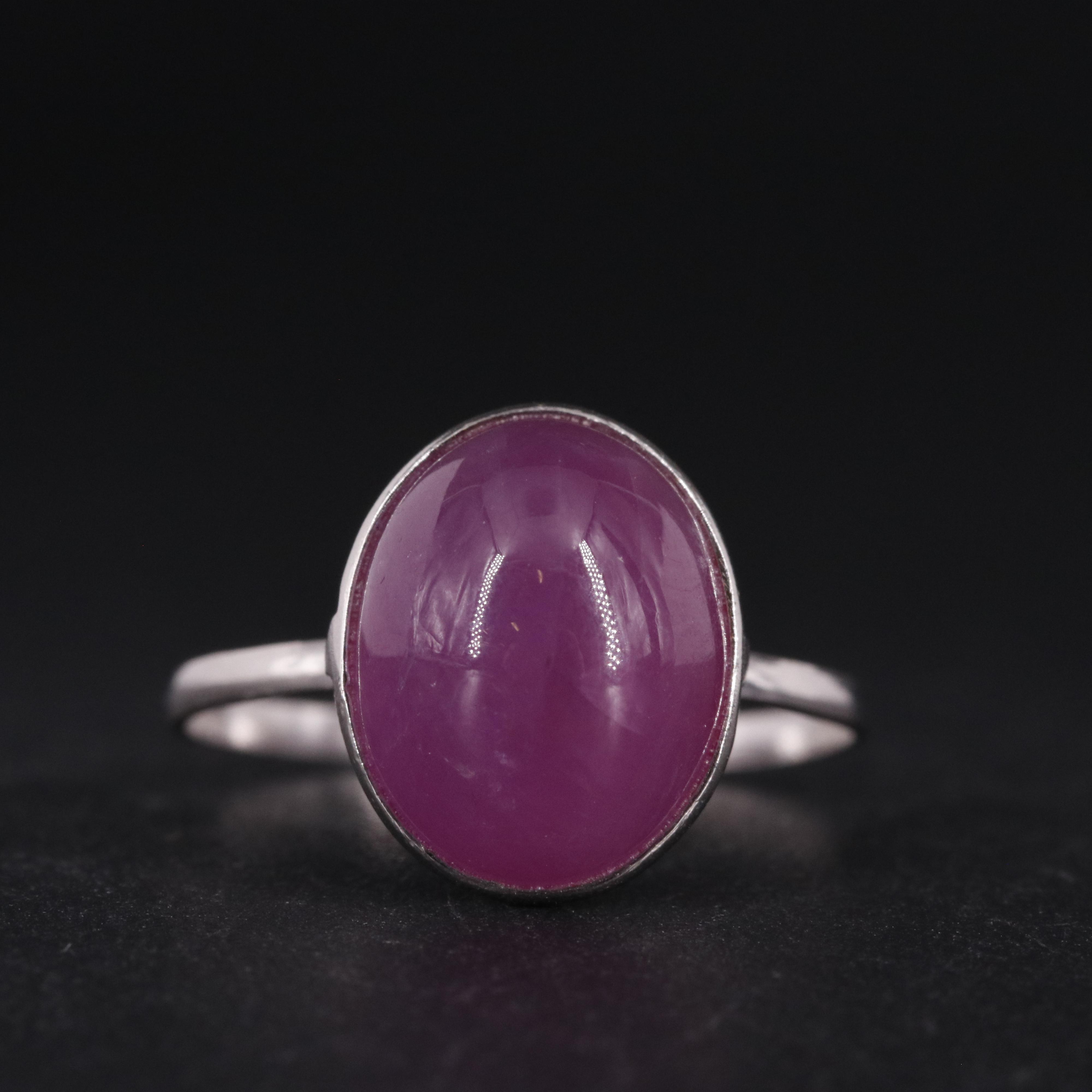 14K Oval Ruby Ring