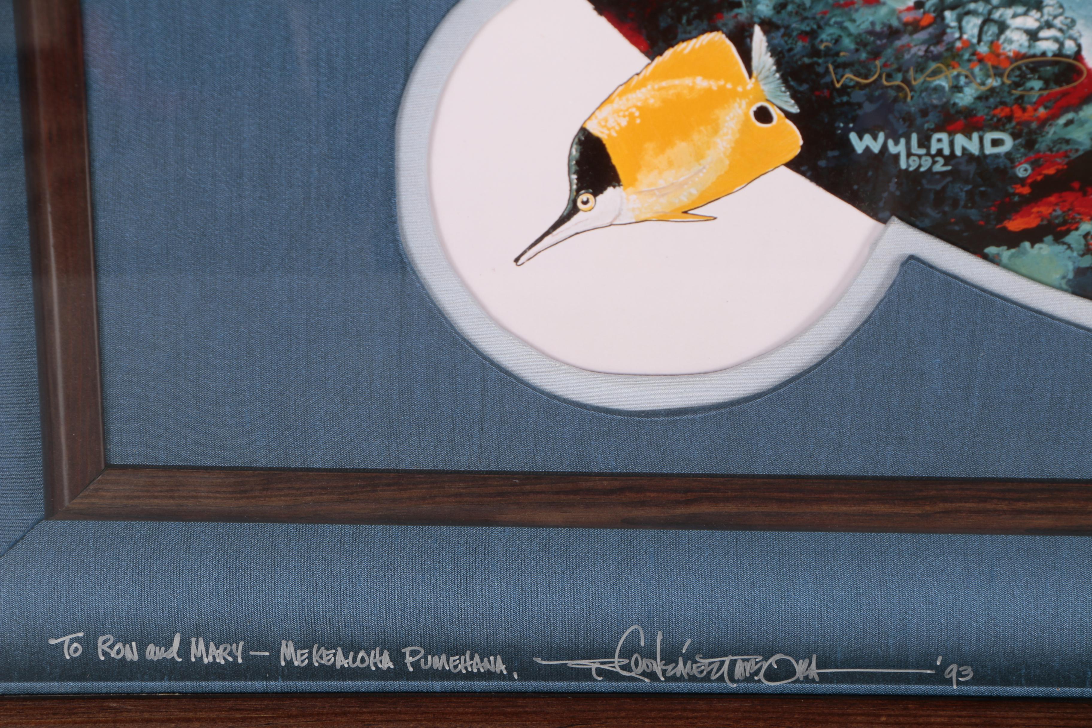 Robert Wyland and Roy Tabora Large Scale Cibachrome Print "Whale Waters"