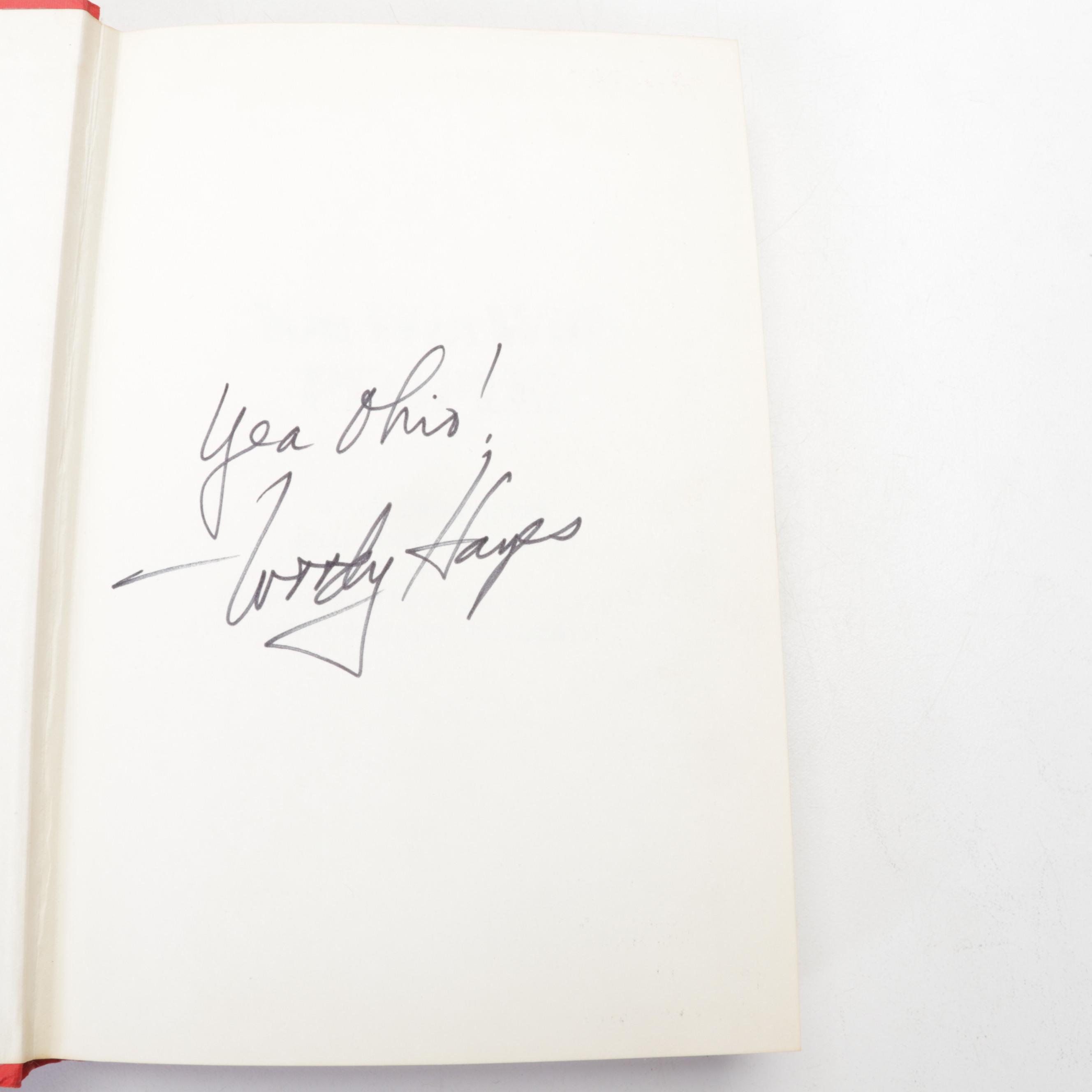 OSU Woody Hayes Signed "You Win with People" Book, Signed Hat, Football and More