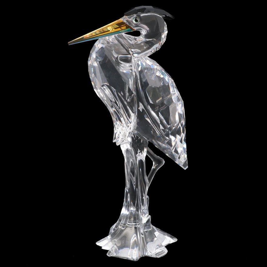 Swarovski "Heron" Multicolor Crystal Figurine