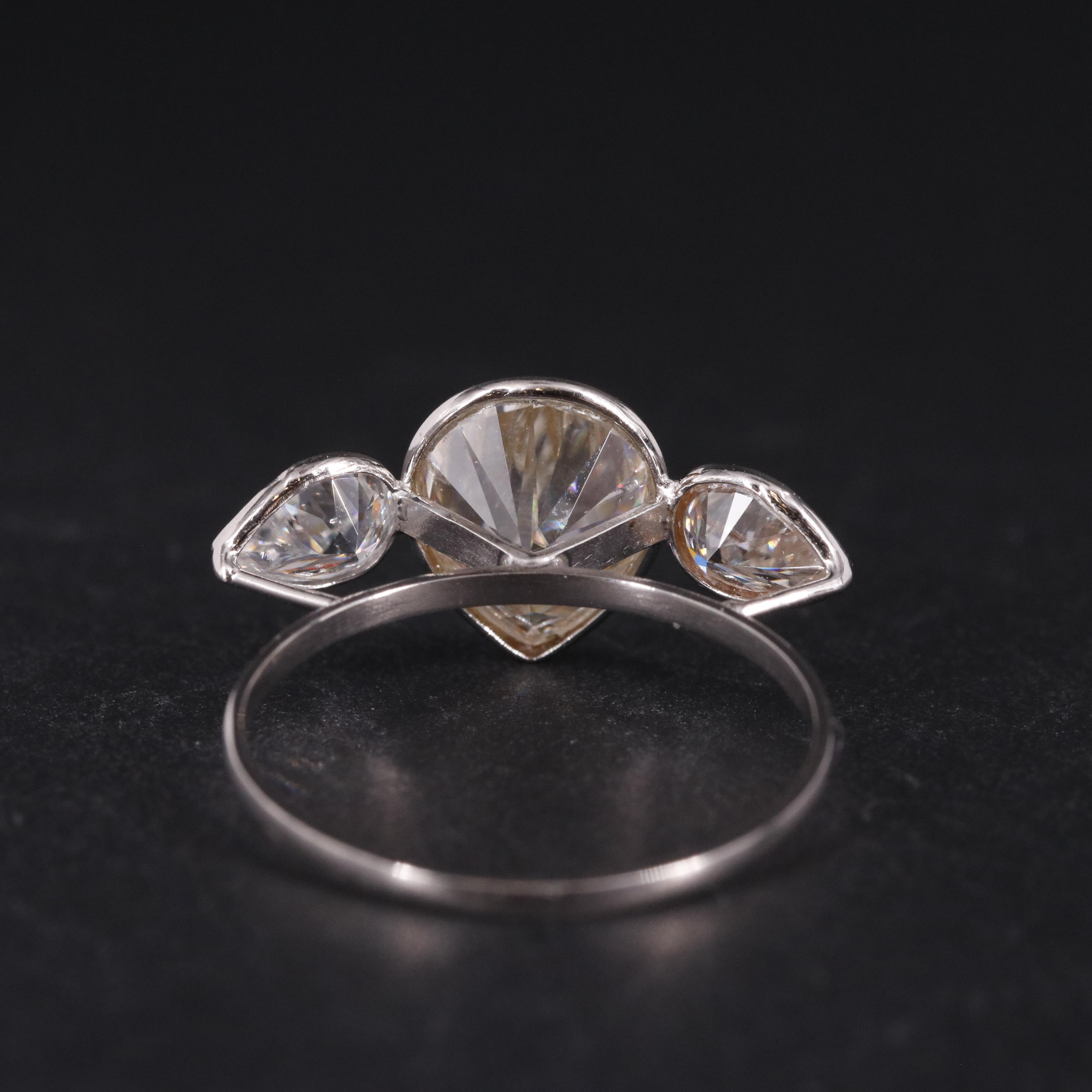 14K Moissanite Ring