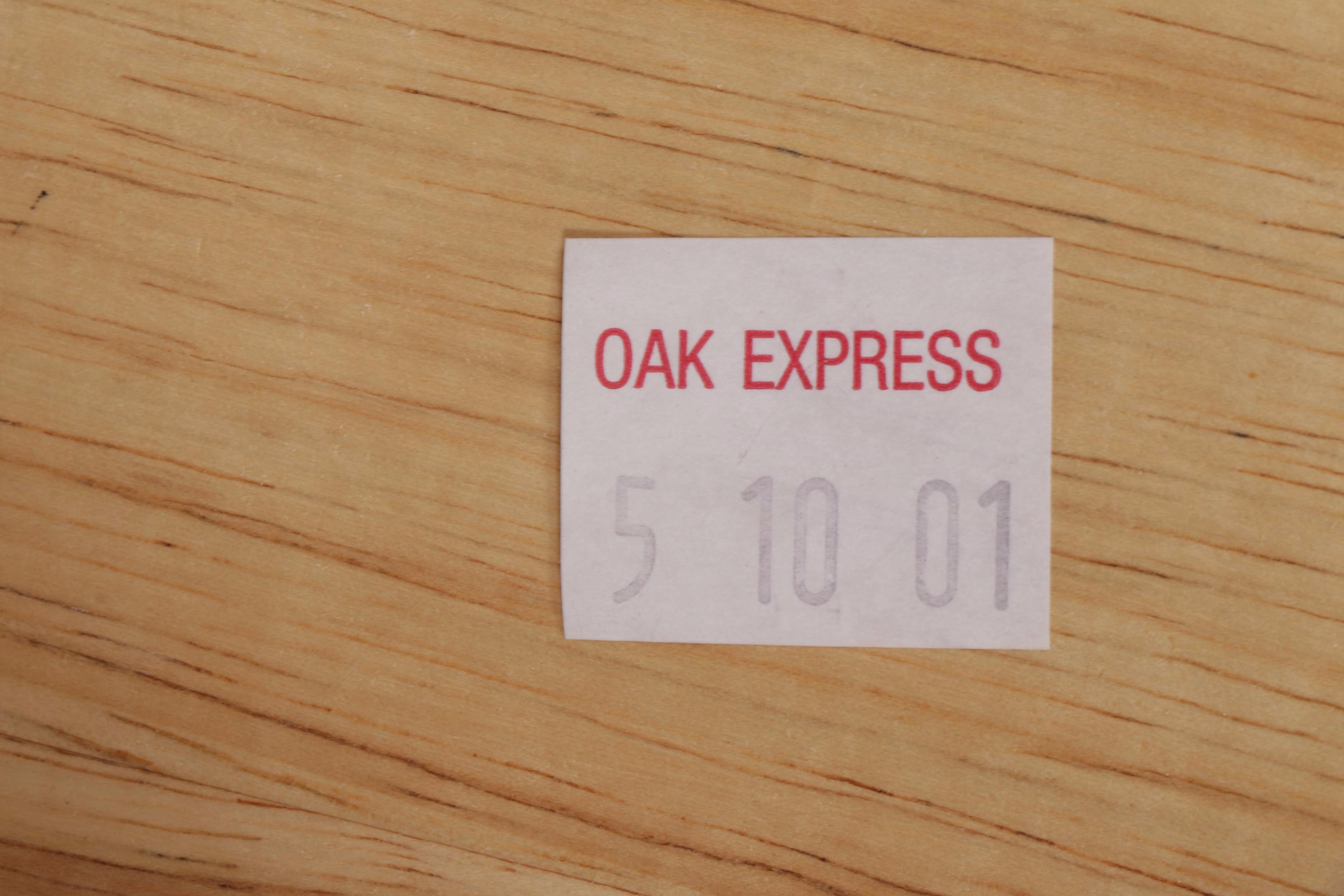 Pair of Oak Express Windsor Style Arrow-Back Dining Chairs