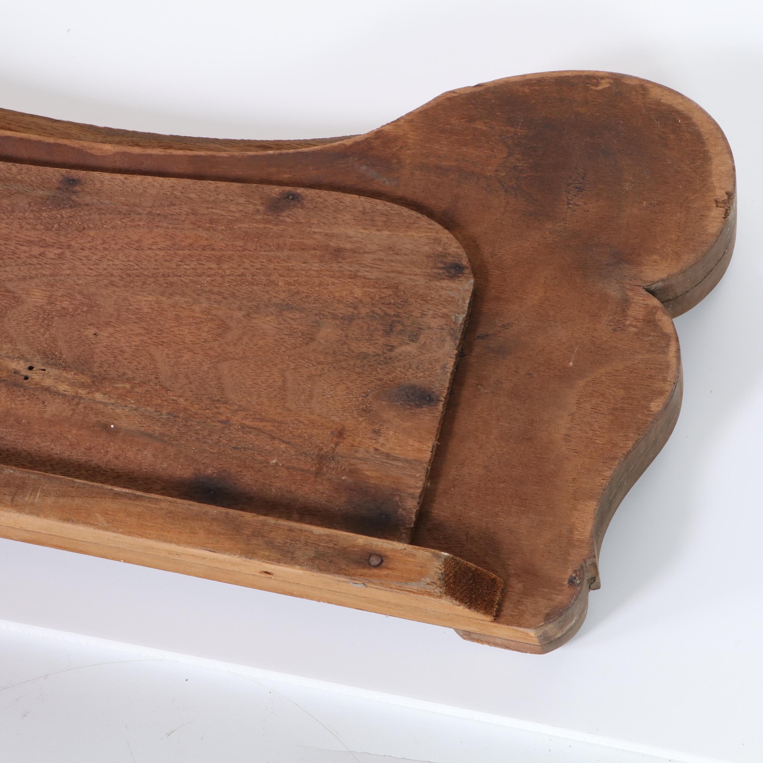 Four Victorian Relief-Carved Furniture Pediments, Late 19th Century