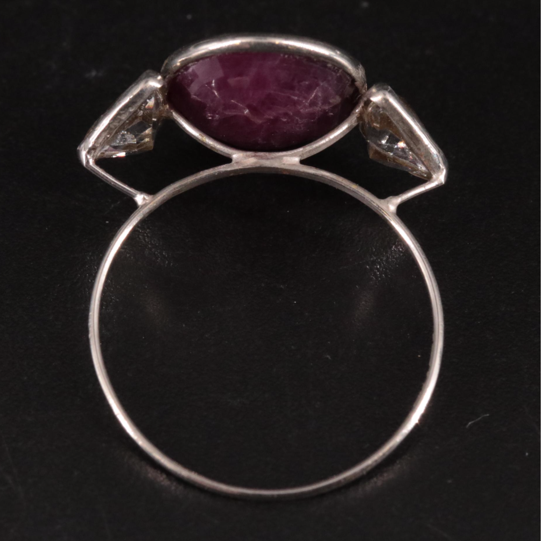 14K Ruby and Topaz Ring