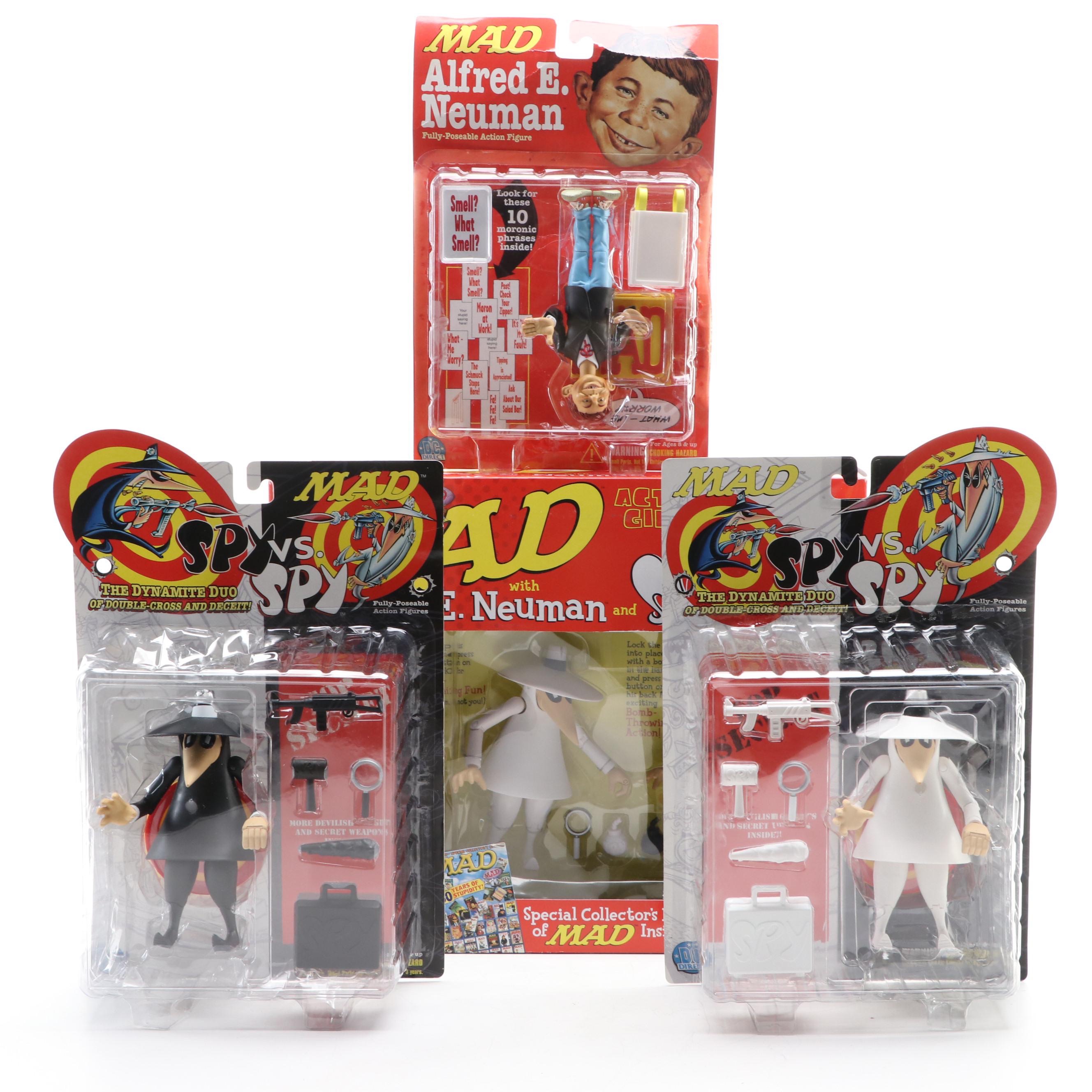 DC Direct MAD TV and Spy vs. Spy Action Figure Gift Set with Additional Figures