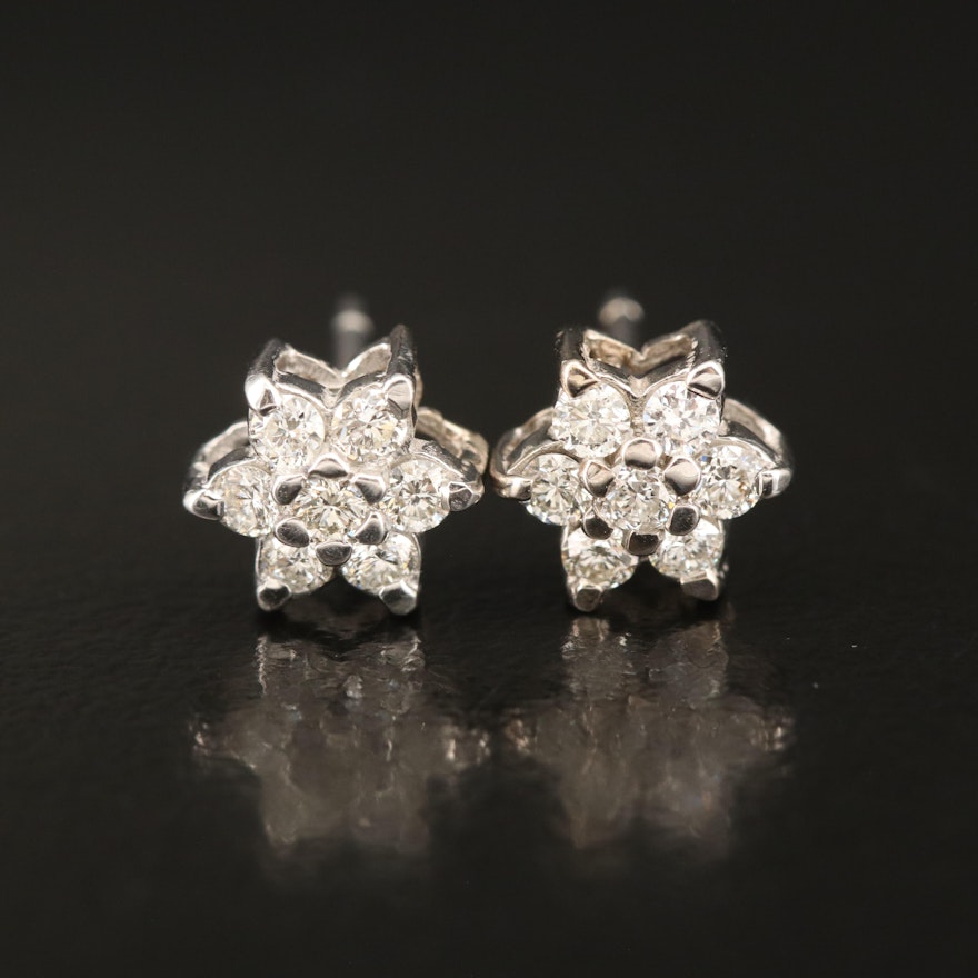 14K 0.34 CTW Diamond Stud Earrings