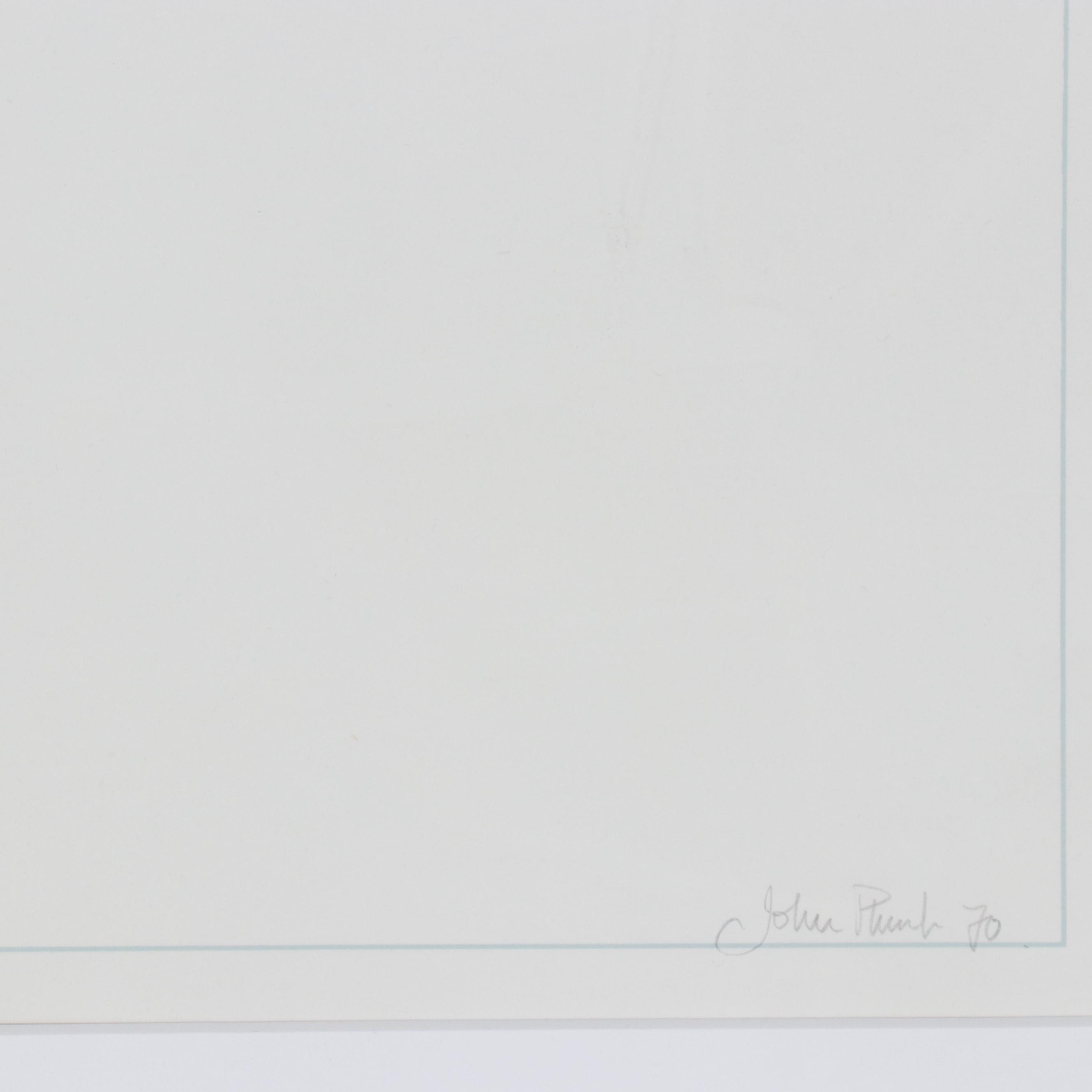 John Plumb Serigraph "Colour Ladder A," 1970