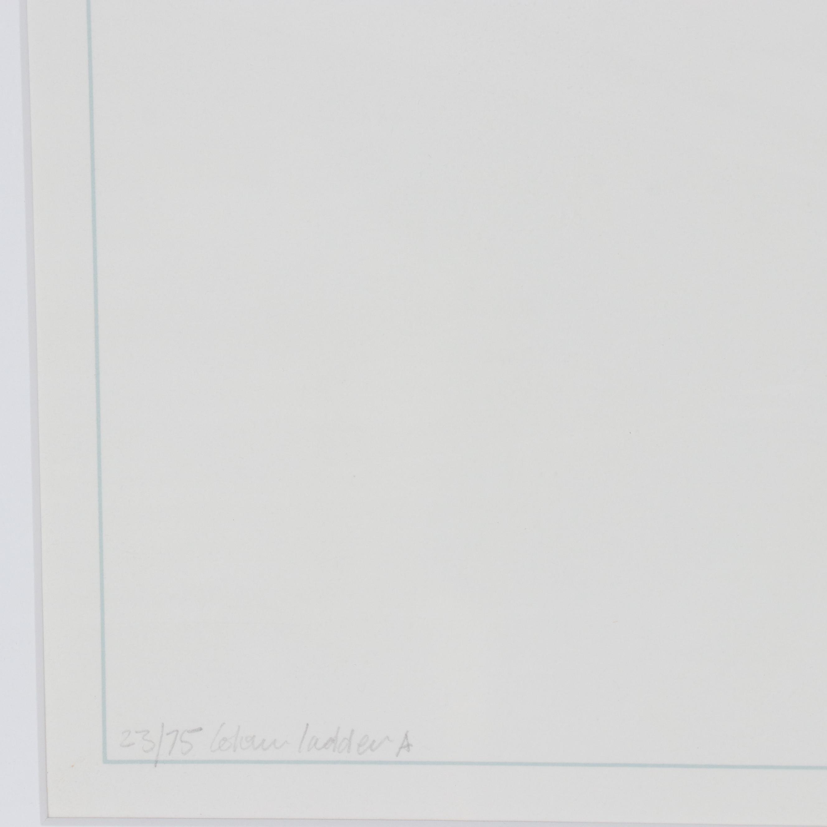 John Plumb Serigraph "Colour Ladder A," 1970