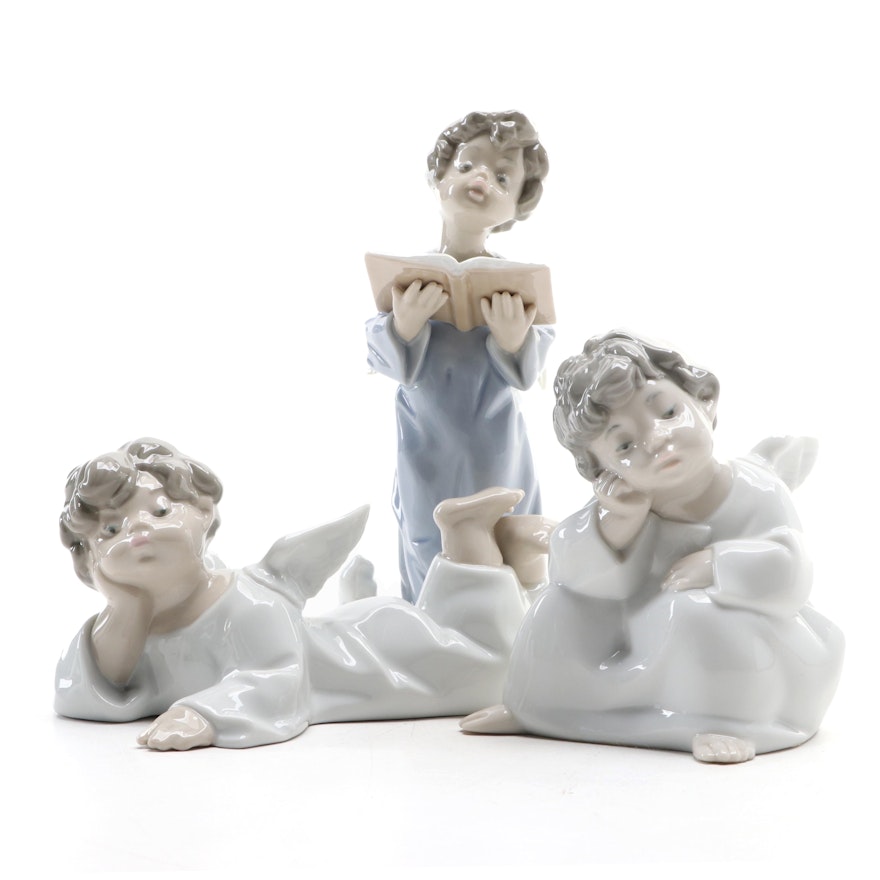 Lladró "Angelic Voice" and More Porcelain Angel Figurines