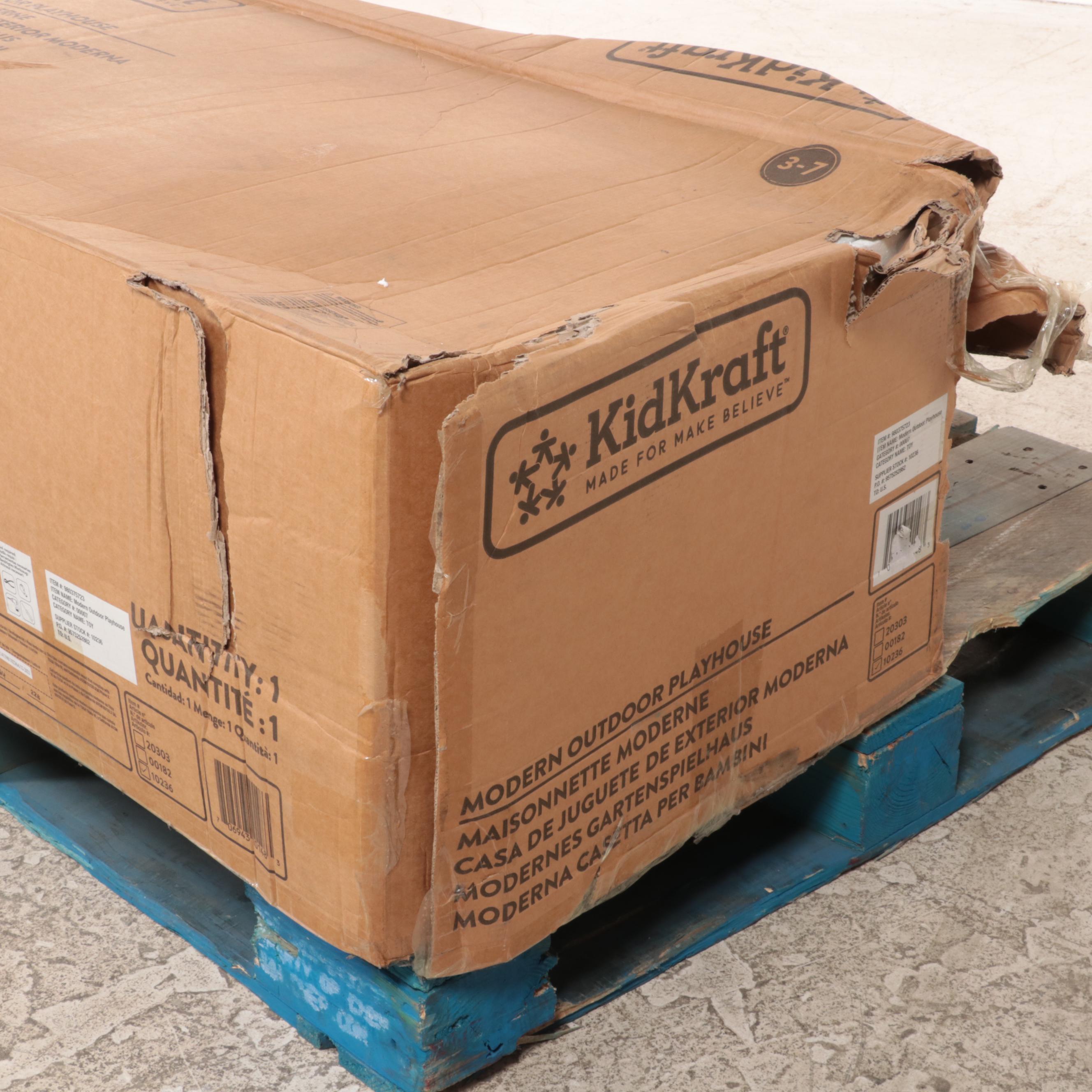 KidKraft Modern Wooden Outdoor Playhouse