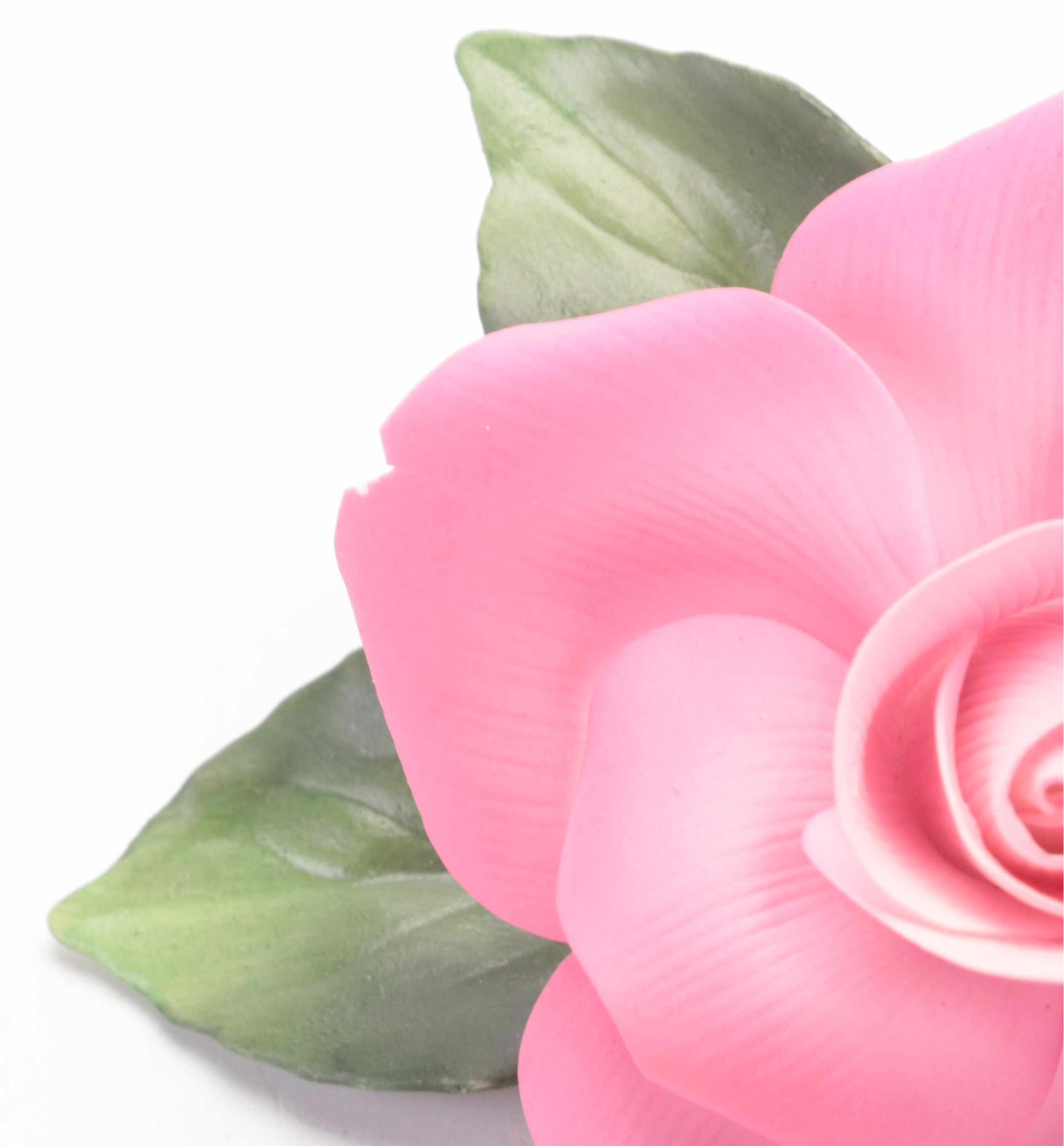 Helen Boehm 40th Anniversary Porcelain Rose with Napoleon Italy Yellow Rose