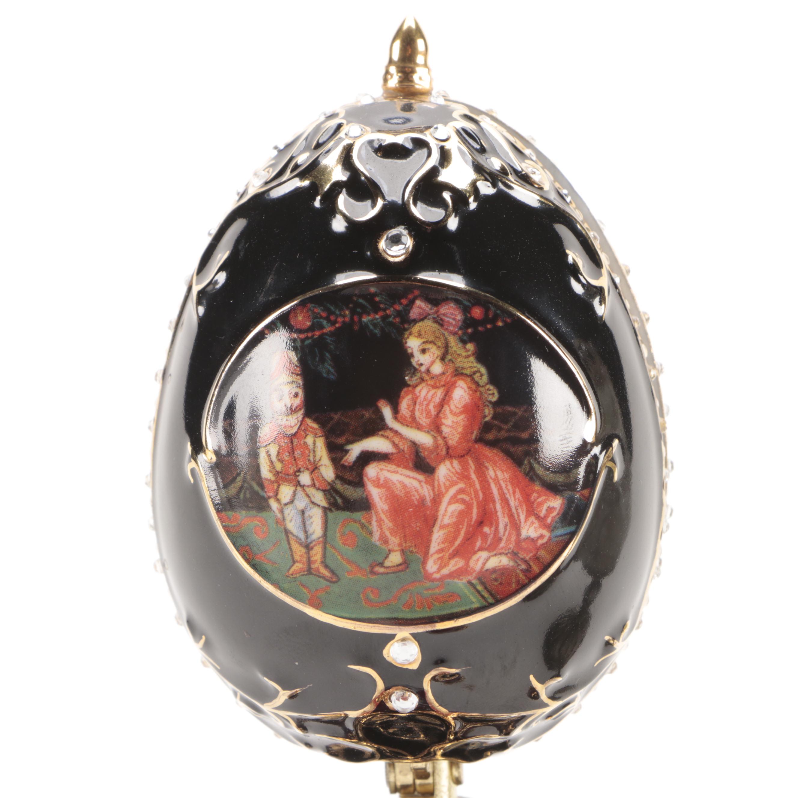 Ardleigh Elliott Nutcracker Music Box and Other Egg Music Box