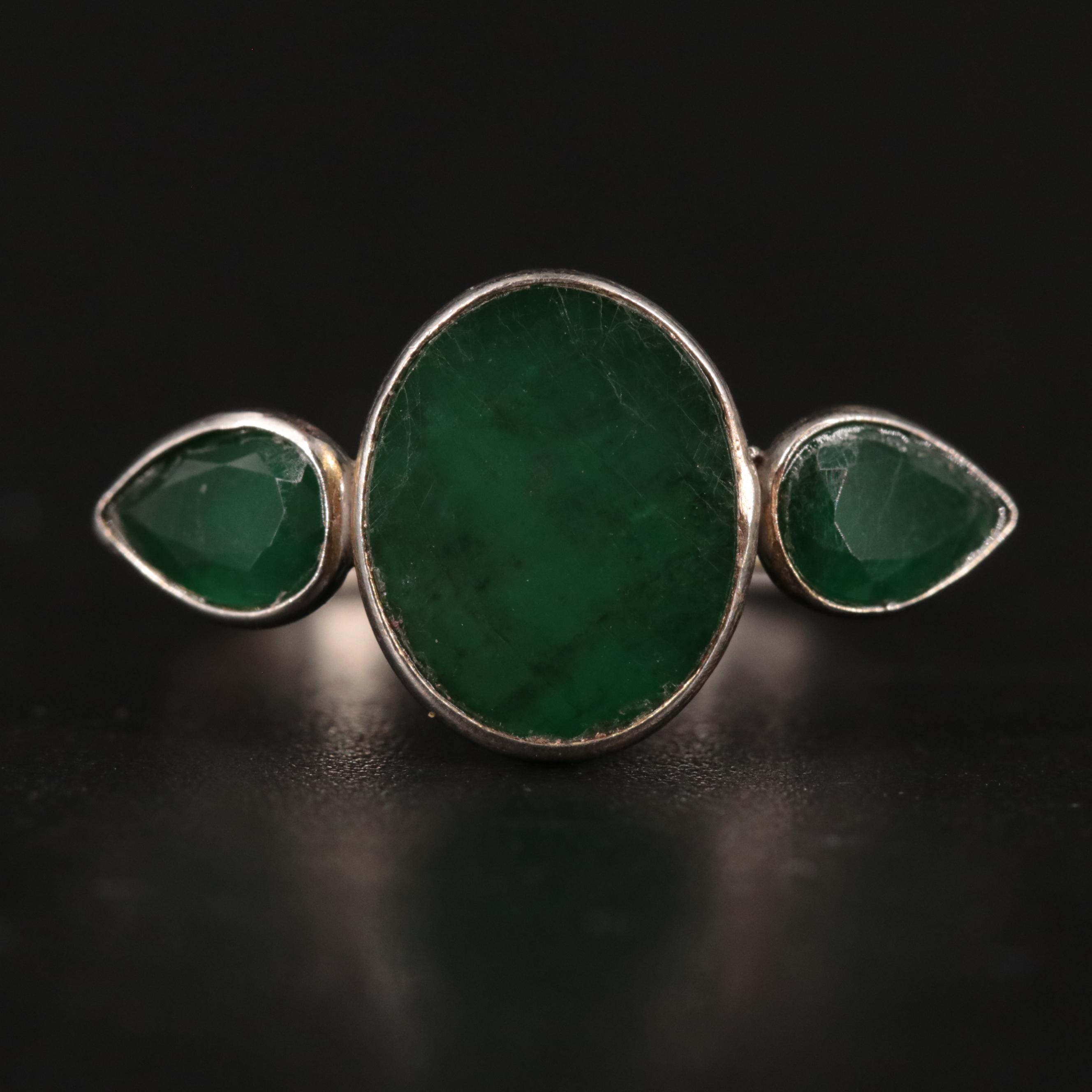 14K Emerald Ring