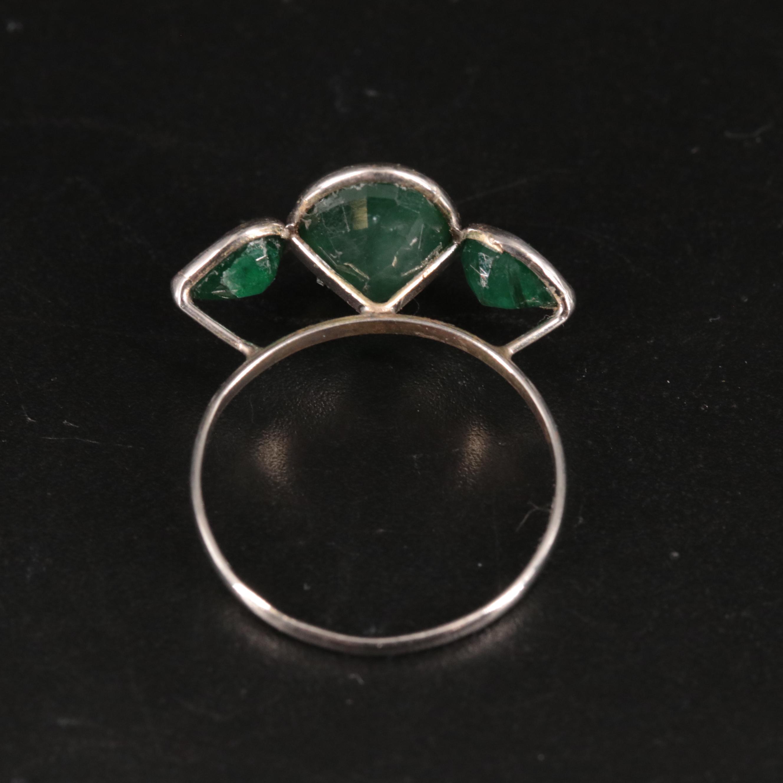 14K Emerald Ring