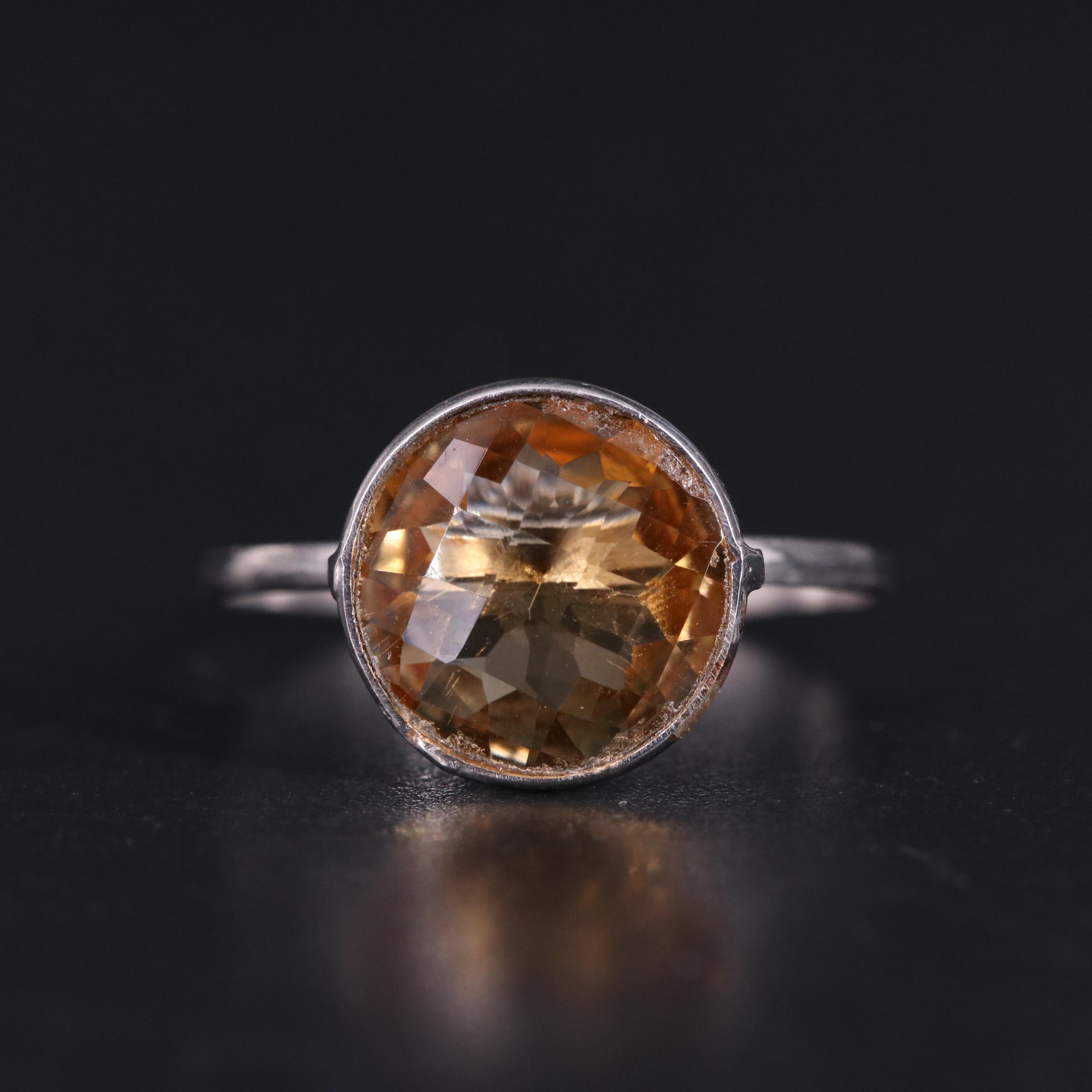 14K Citrine Ring