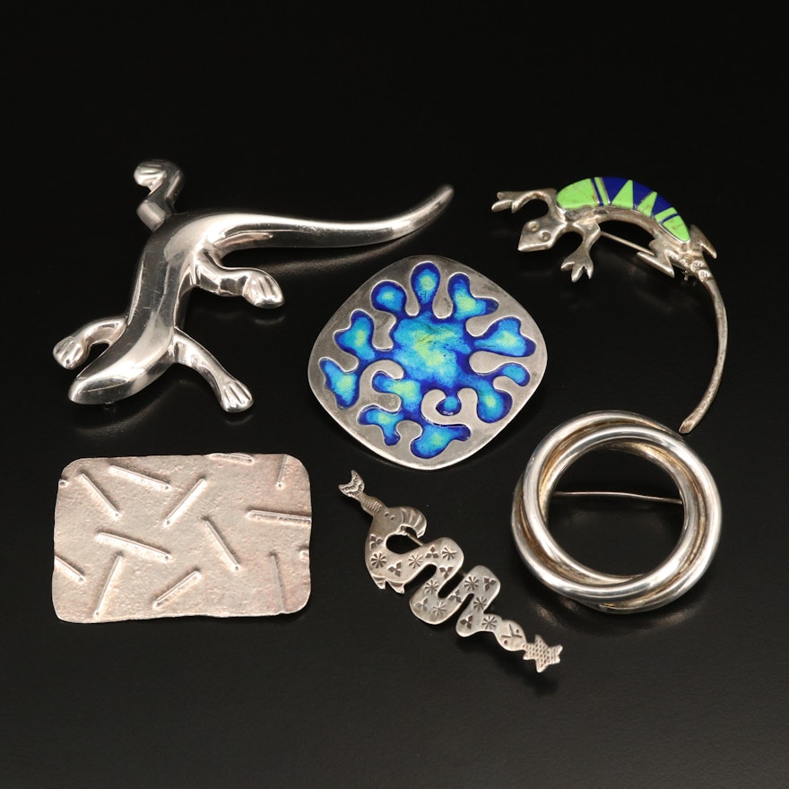 Richard Lindsay and Zima Included in Sterling Brooch Collection