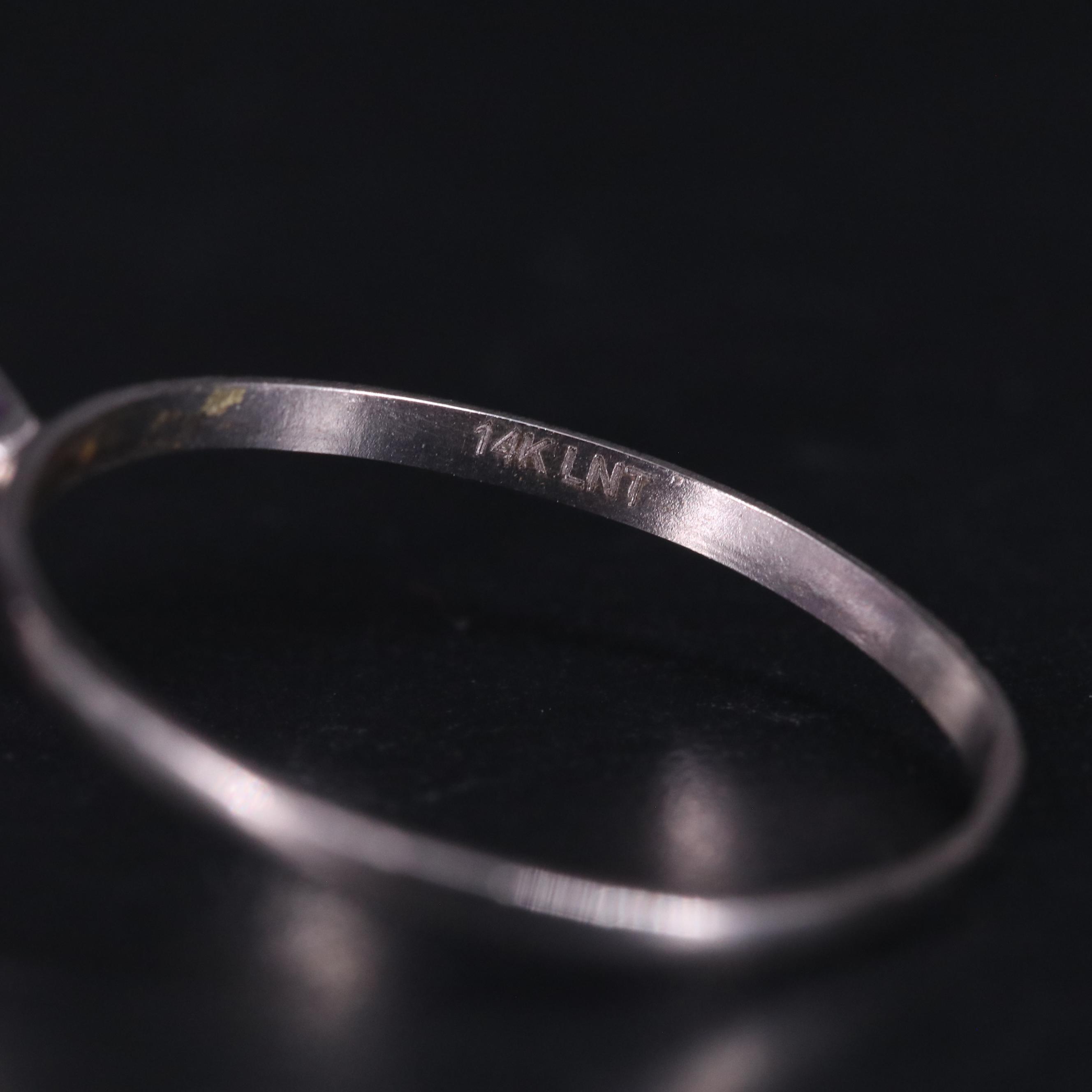 14K Amethyst Ring