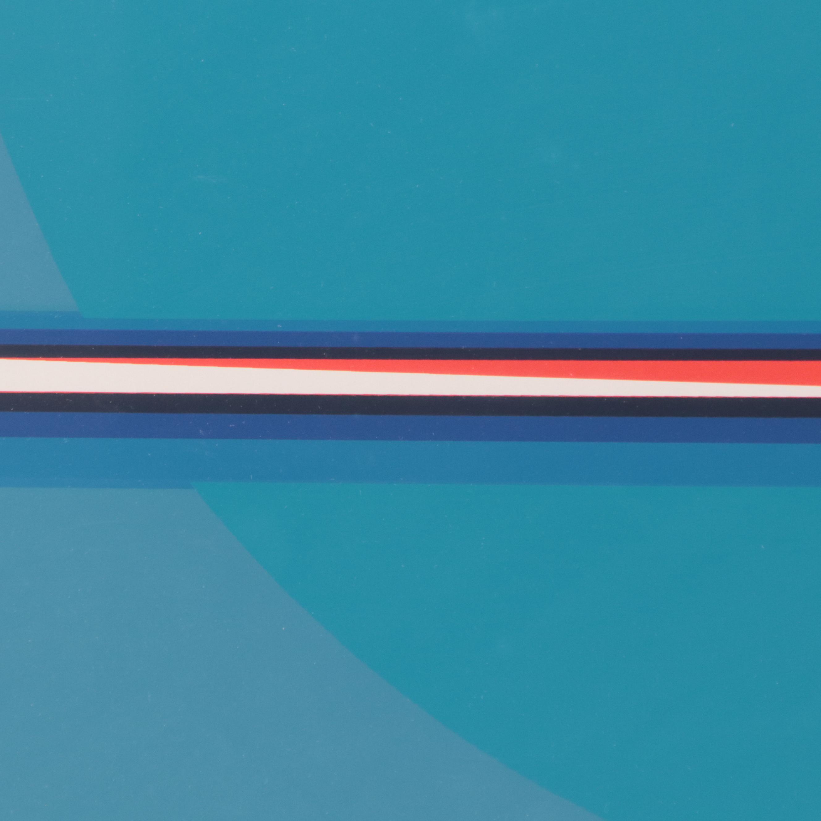 Lothar Quinte Abstract Minimalist Serigraph