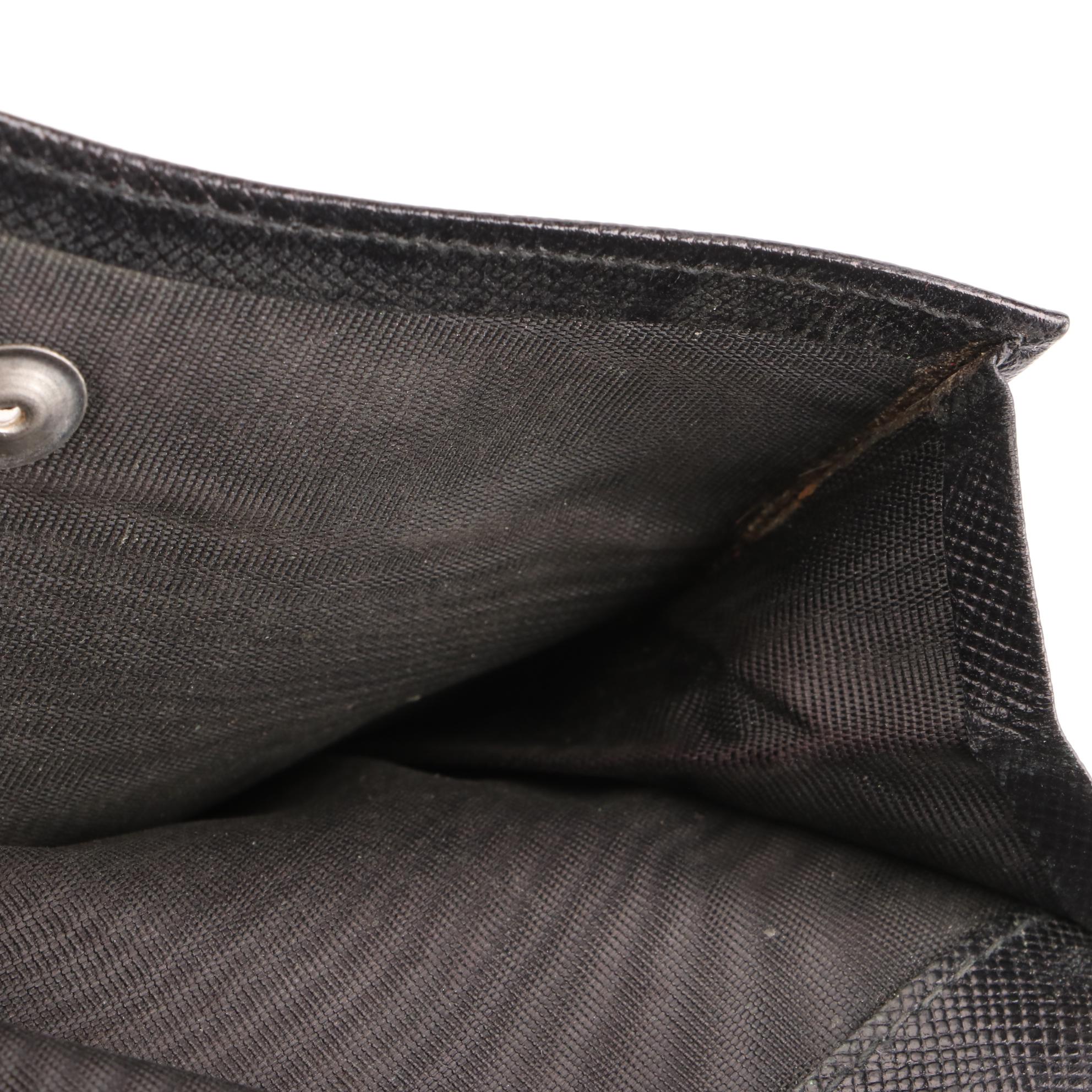 Prada Compact Bifold Wallet in Saffiano Leather