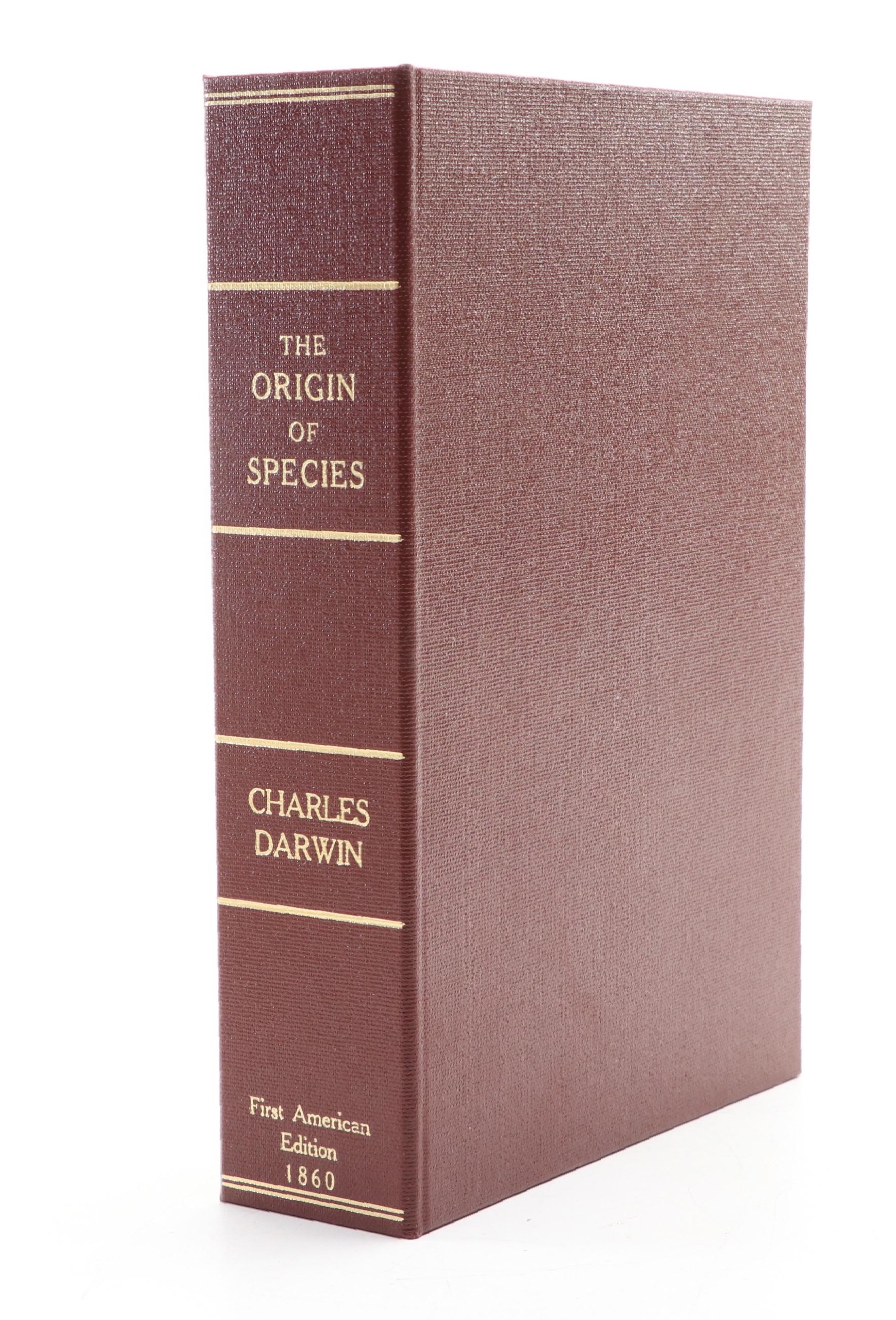 First American Edition "On the Origin of Species" by Charles Darwin, 1860