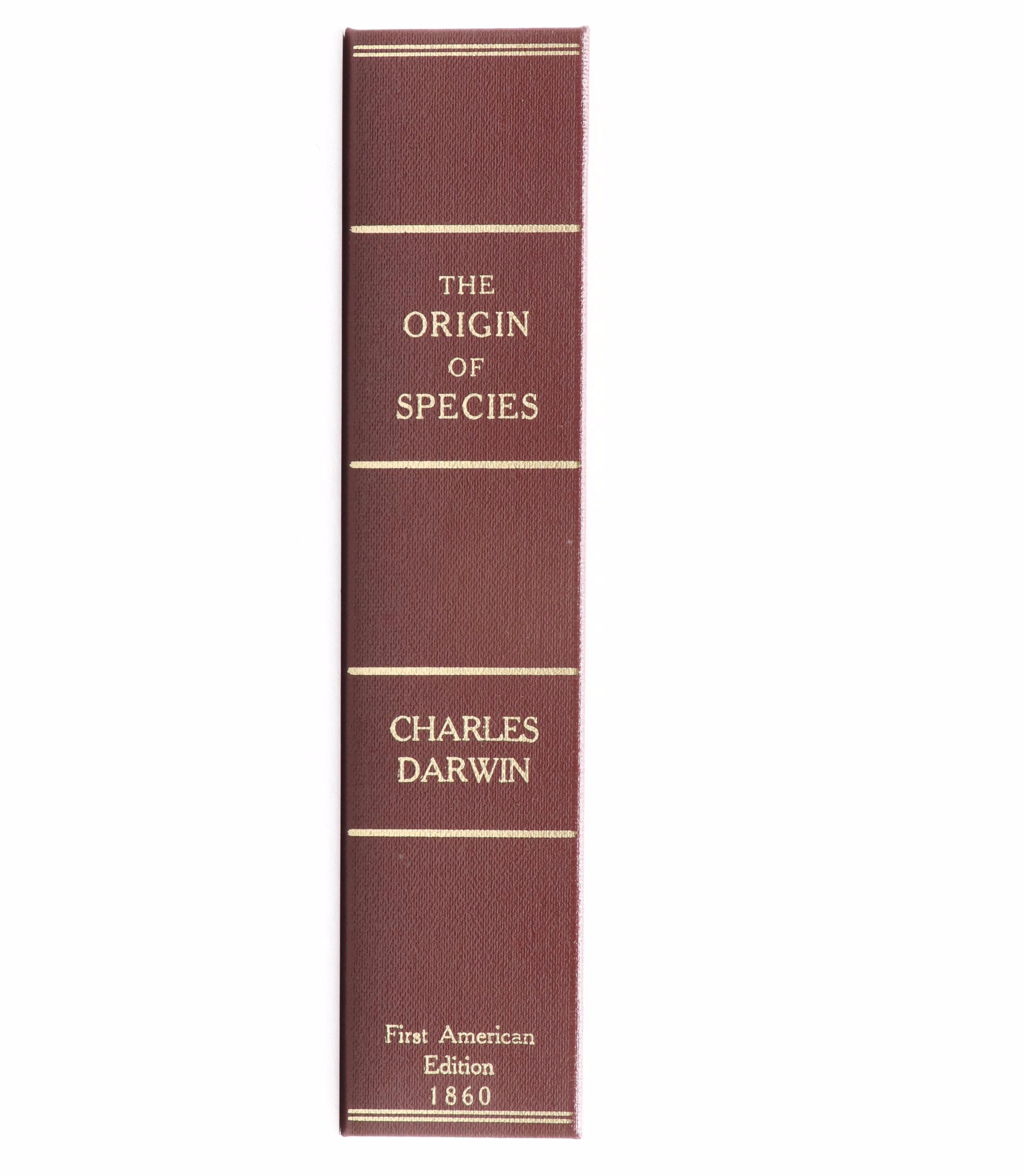 First American Edition "On the Origin of Species" by Charles Darwin, 1860