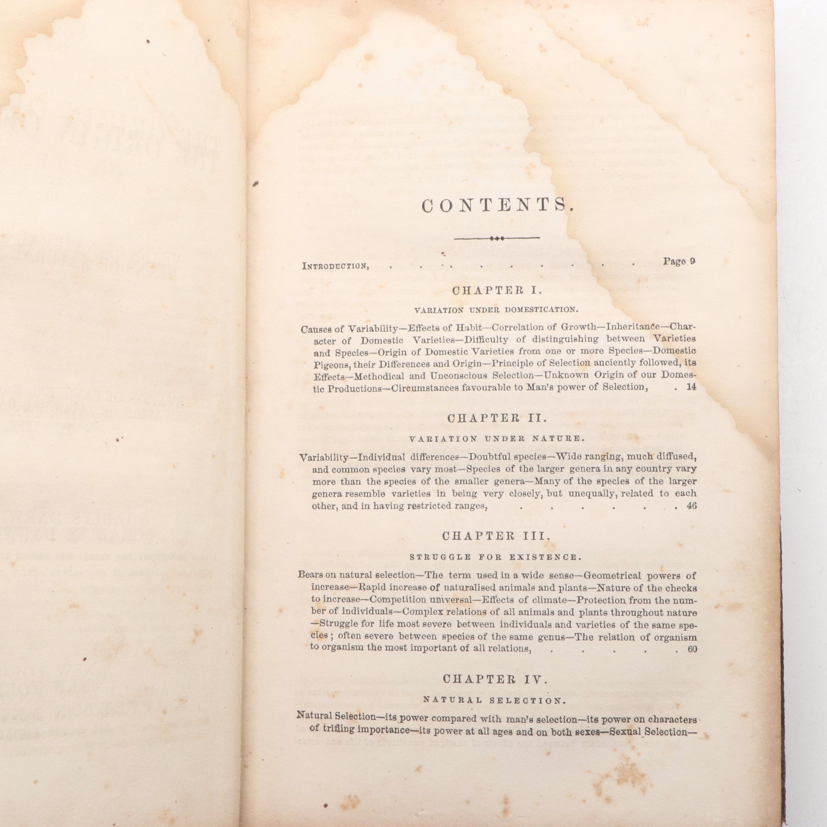 First American Edition "On the Origin of Species" by Charles Darwin, 1860