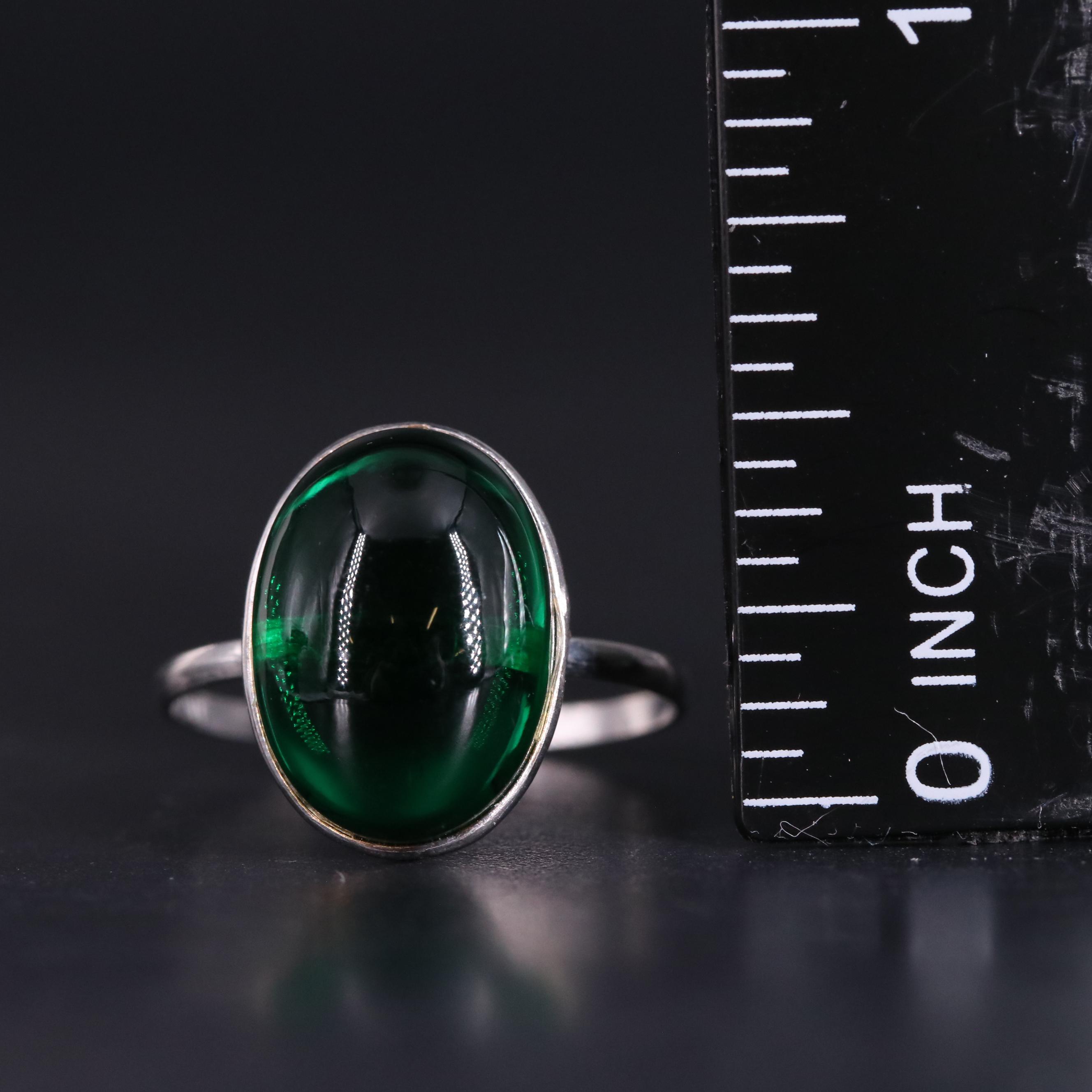 14K Emerald Ring