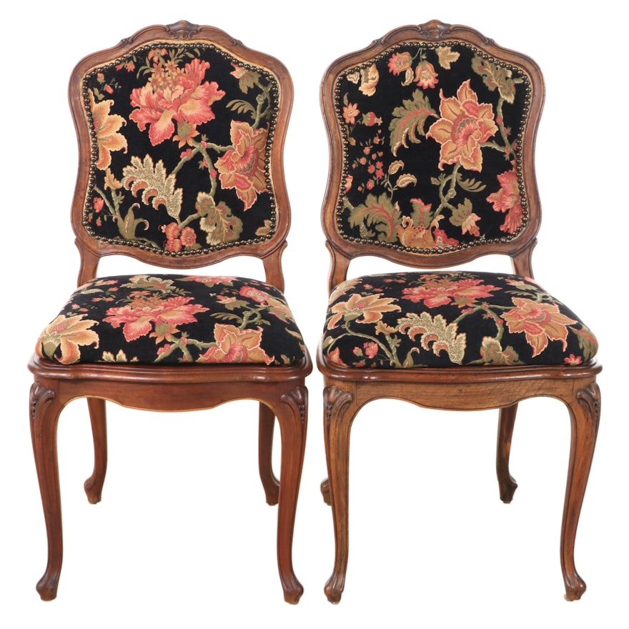 Pair of Berkey & Gay Louis XV Style Side Chairs, Early 20th Century