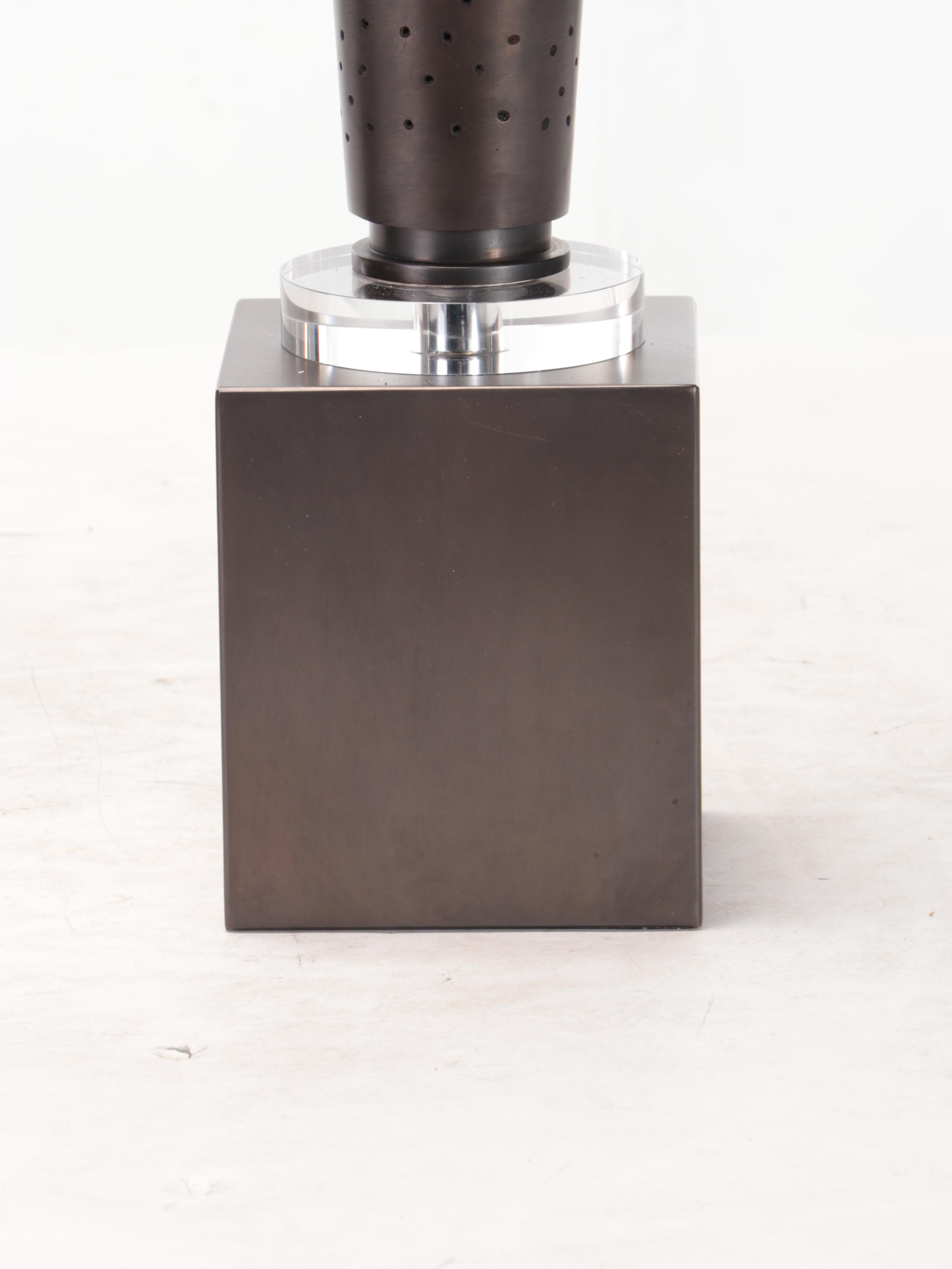 Pair of Uttermost "Celeste" Torchiere Floor Lamps