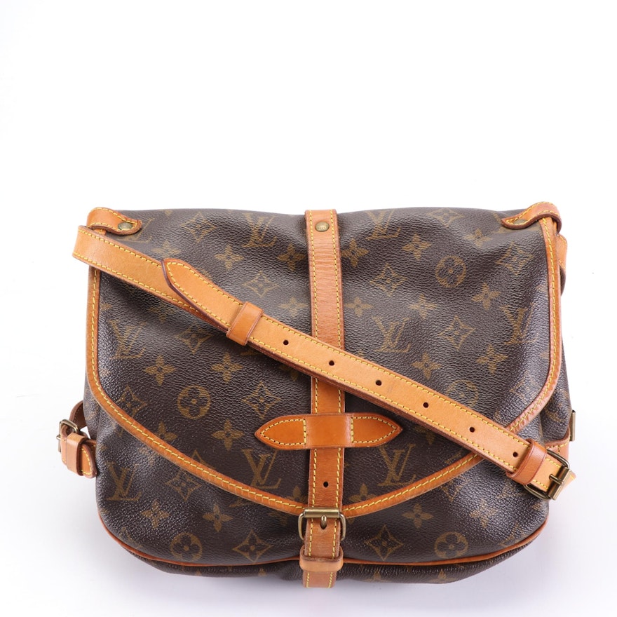 Louis Vuitton Saumur 30 Bag in Monogram Canvas