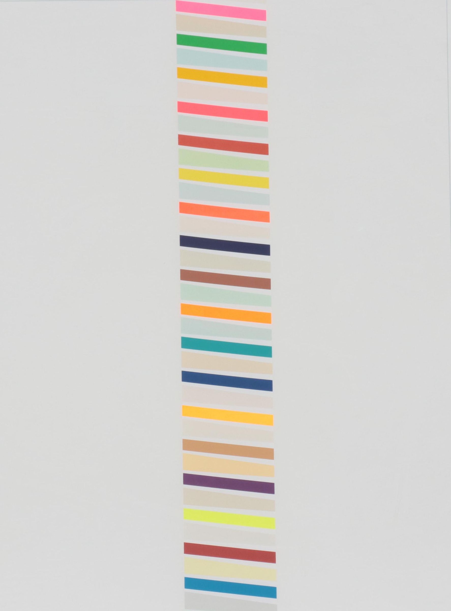 John Plumb Serigraph "Colour Ladder A," 1970