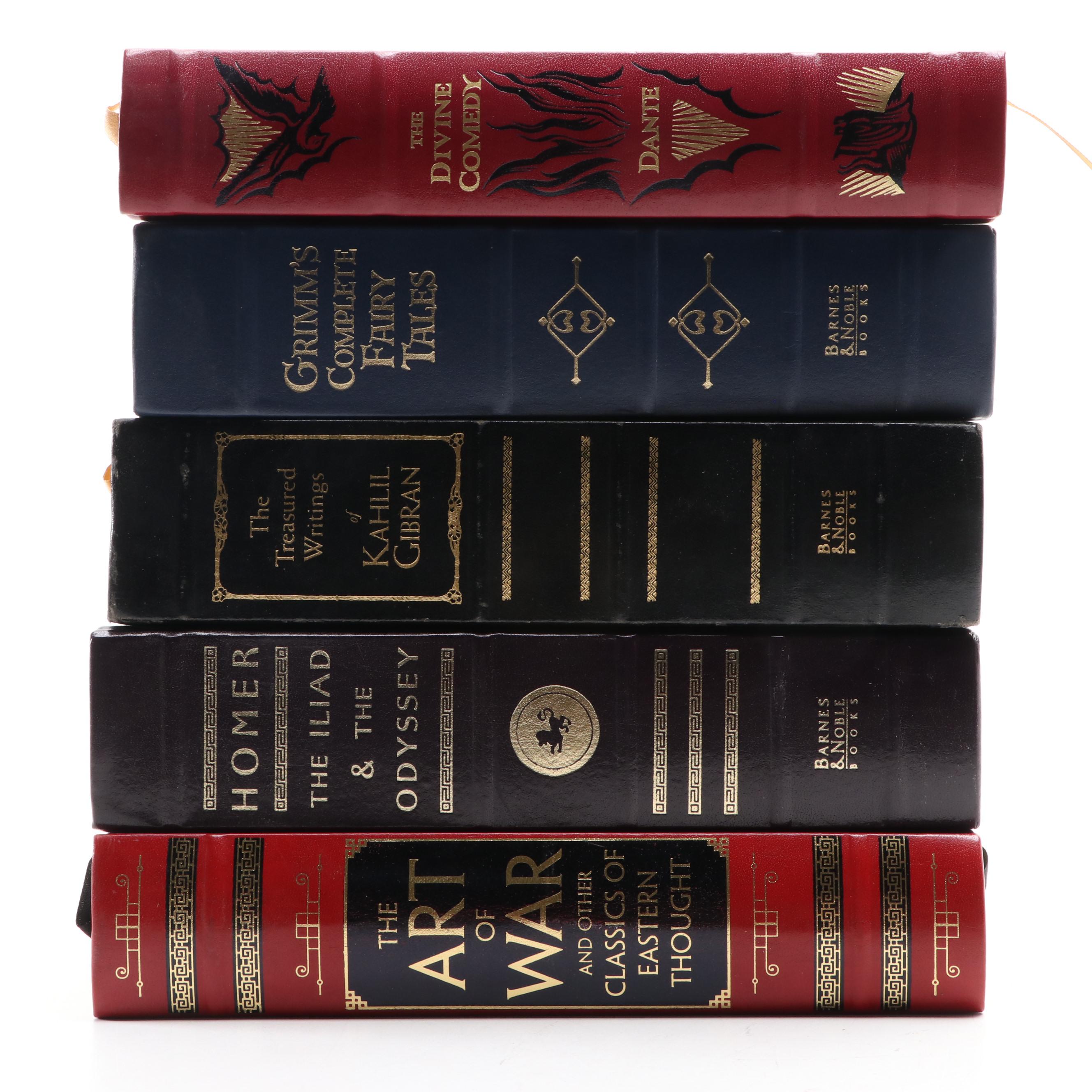 Leather Bound "The Divine Comedy" by Dante Alighieri and More Classics