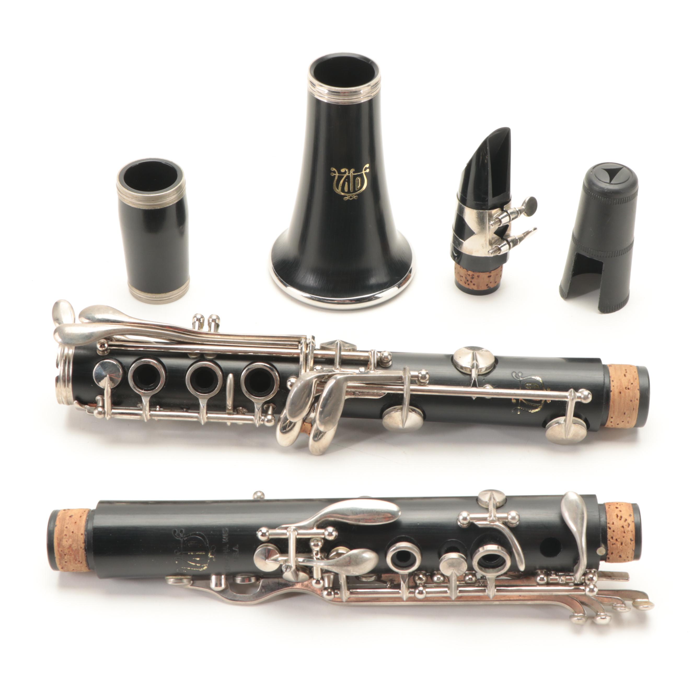 Vito B Flat Clarinet in LeBlanc Leather Case, Late 20th Century