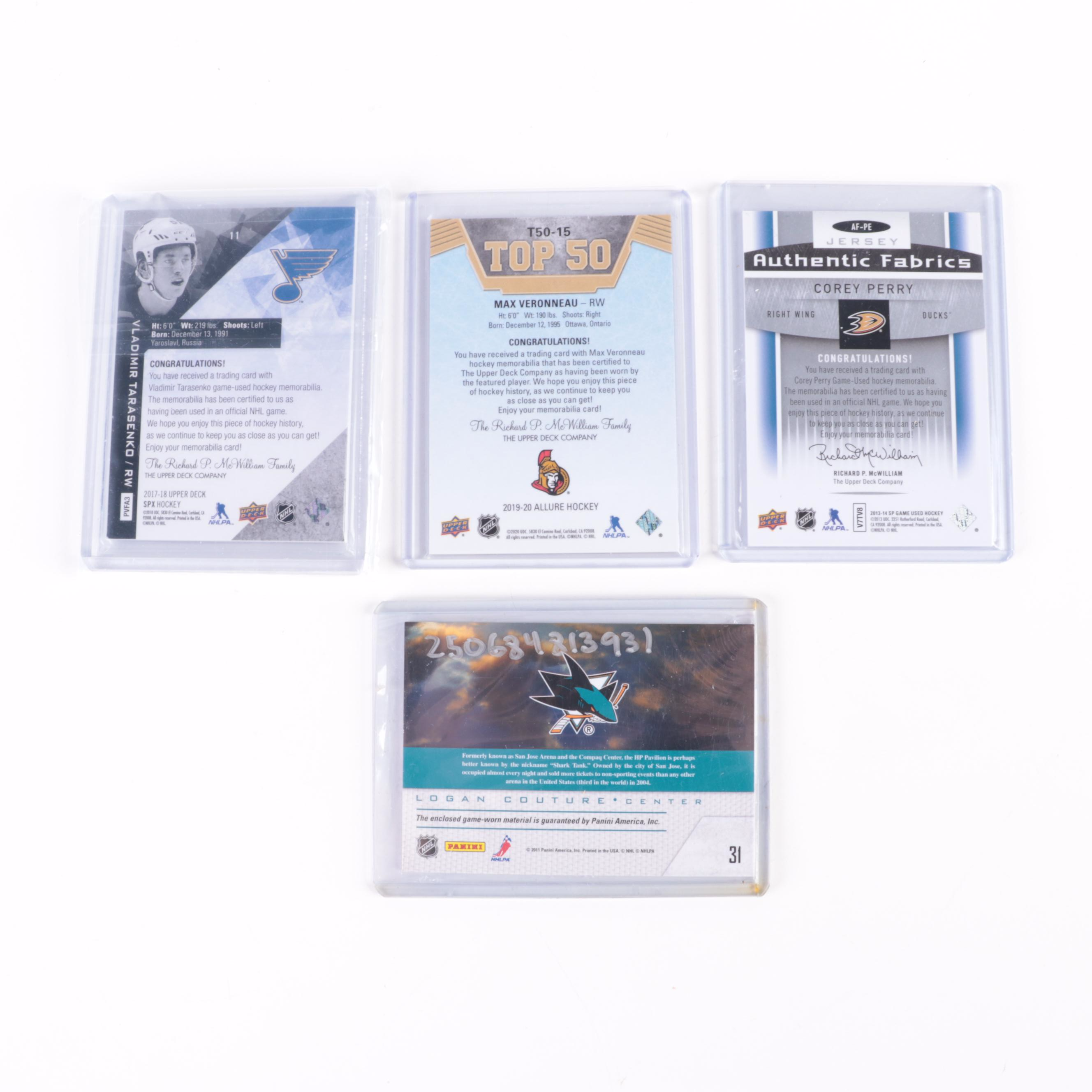 Upper Deck, Other Hockey Cards With Rookies, Game Used, More, 2000s–2010s