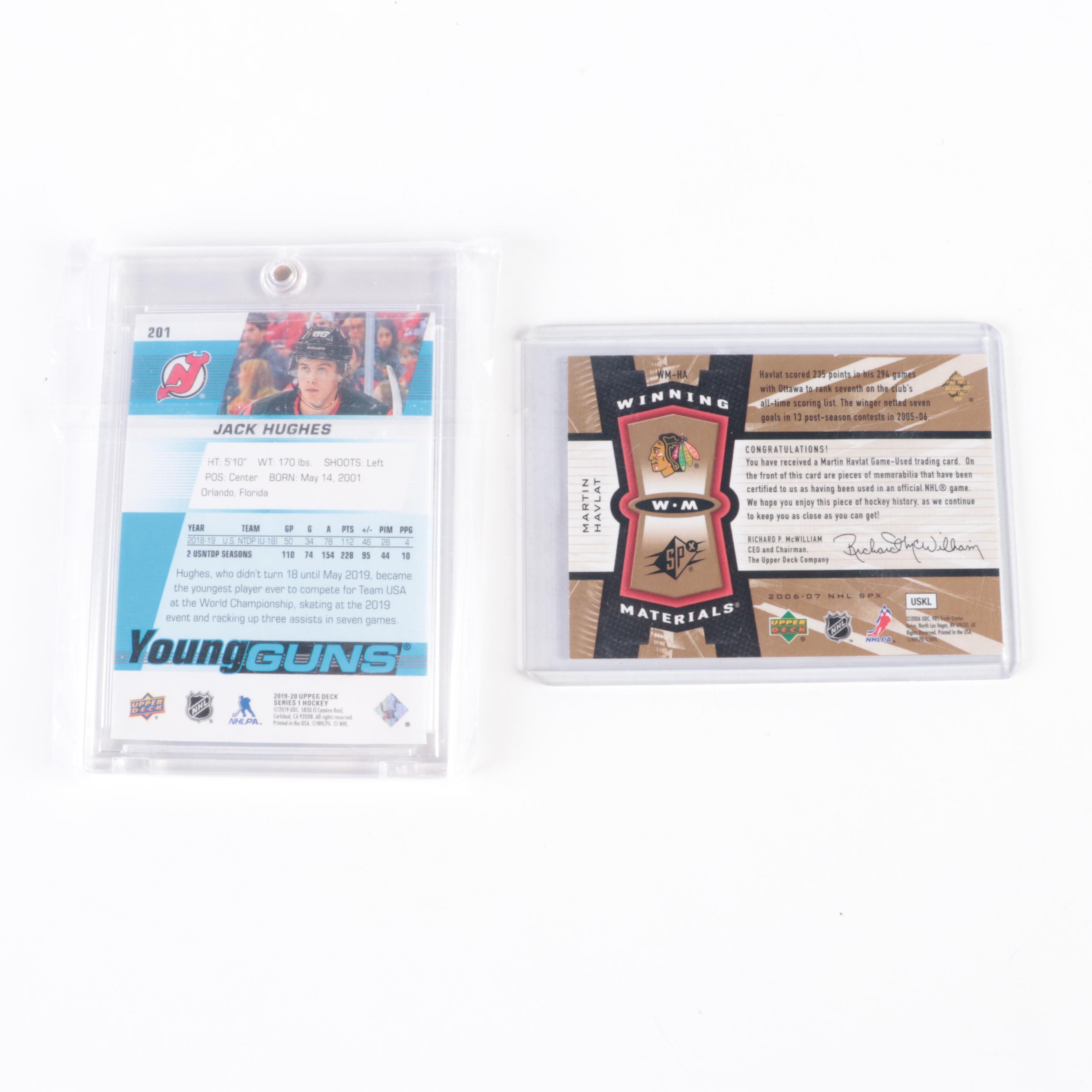 Upper Deck, Other Hockey Cards With Rookies, Game Used, More, 2000s–2010s