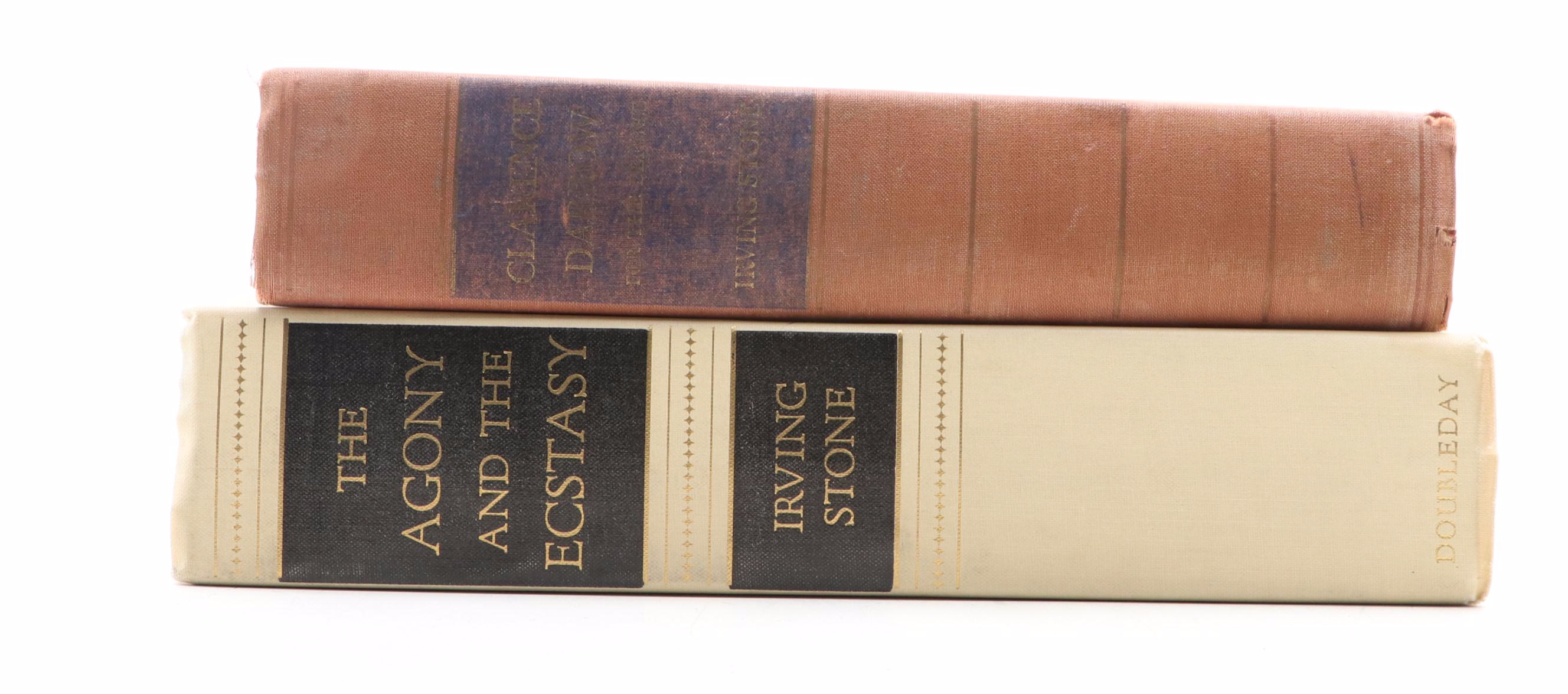 Signed "The Agony and the Ecstasy" and More by Irving Stone