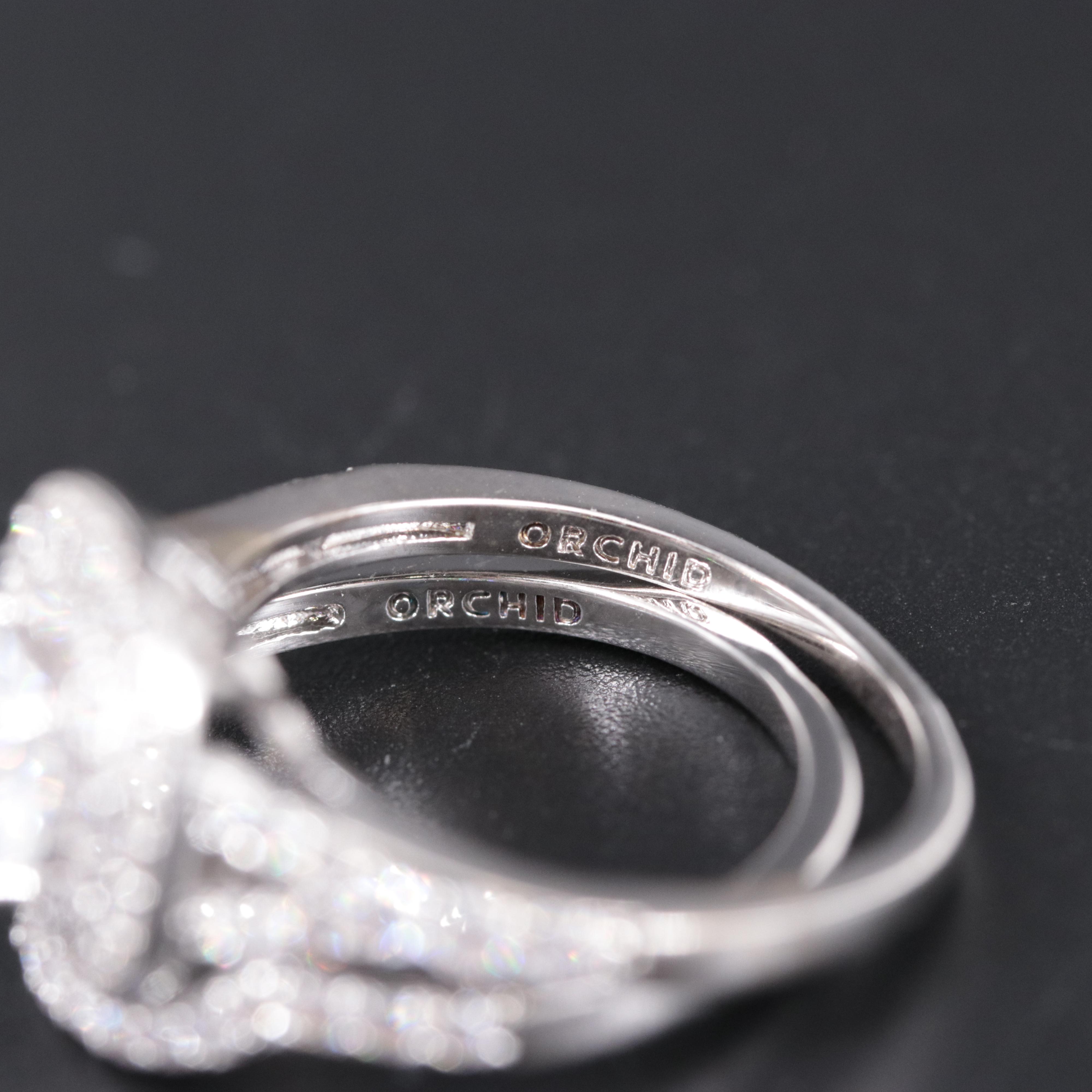 Cubic Zirconia Ring and Enhancer Band