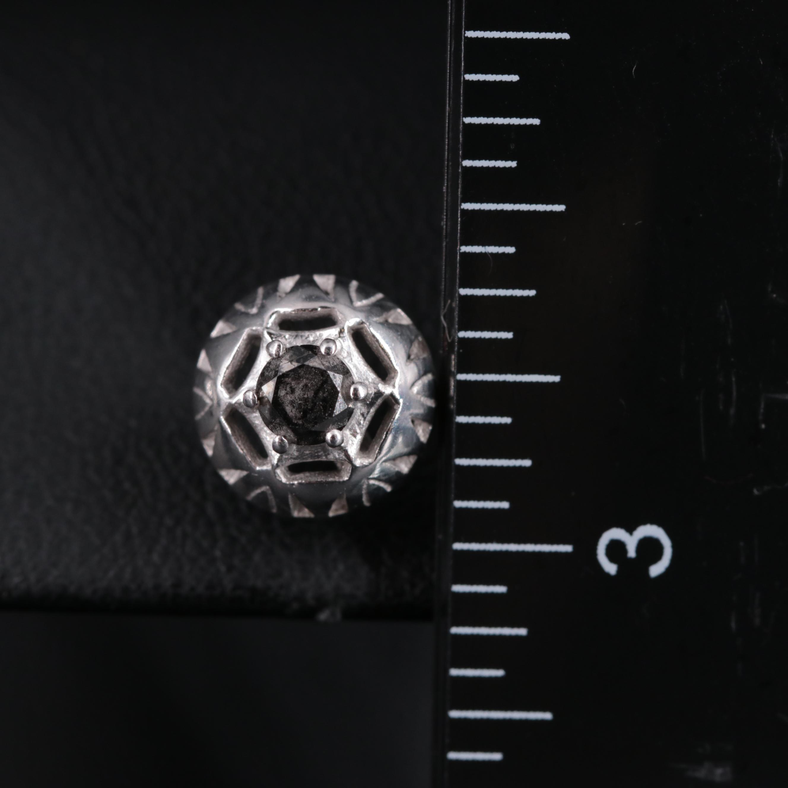 Sterling Silver Gemstone Stud Earrings