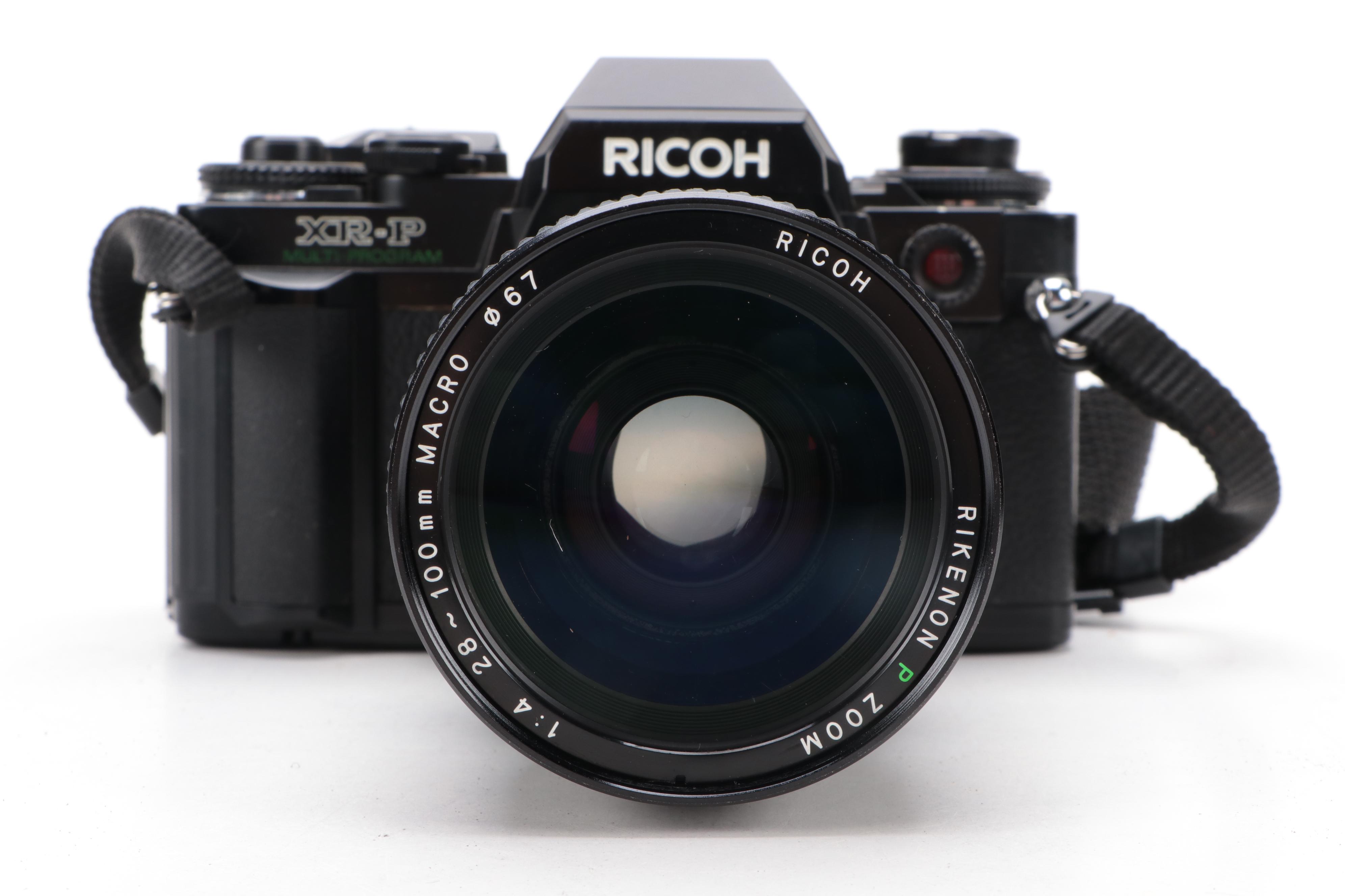 Ricoh XR-P Multi Program 35mm SLR Camera with Canon Lenses